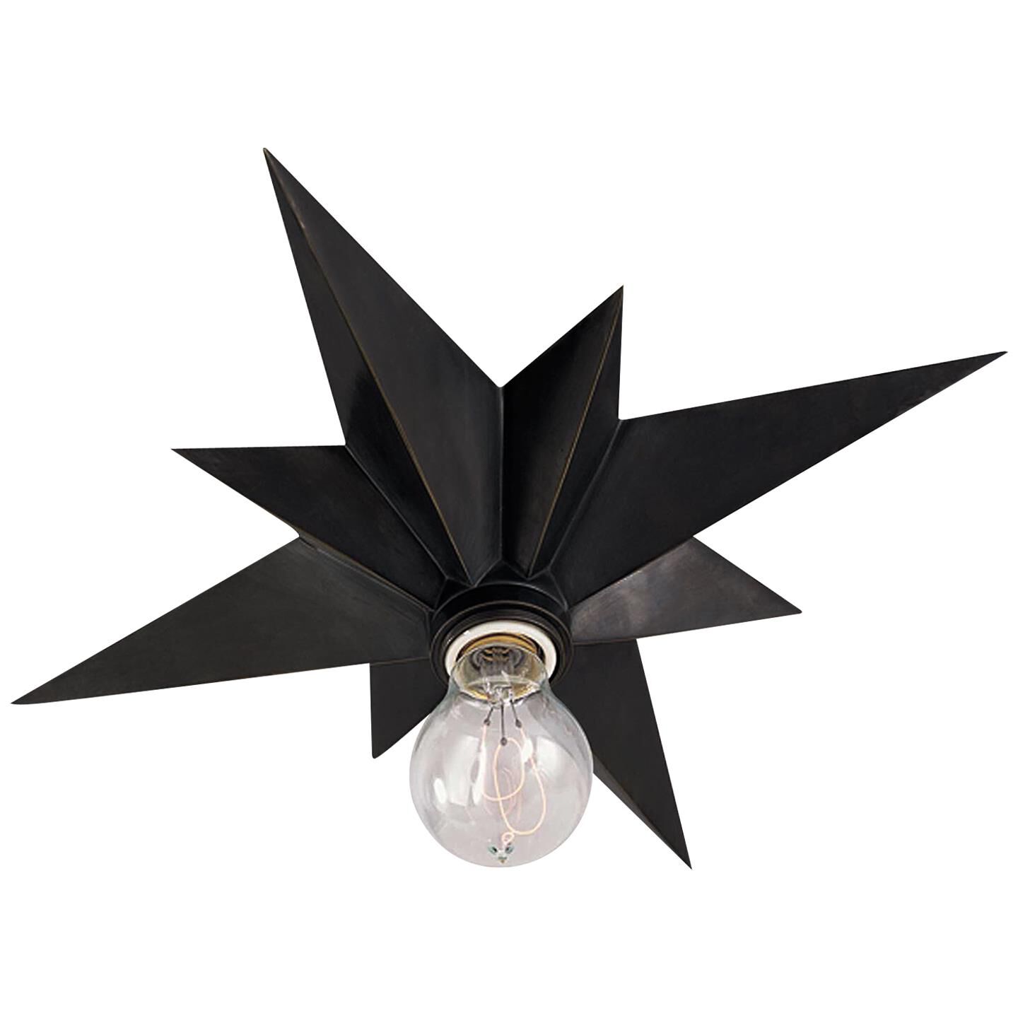 Eric Cohler Star 14 Inch 1 Light Flush Mount by Visual Comfort Signature Collection