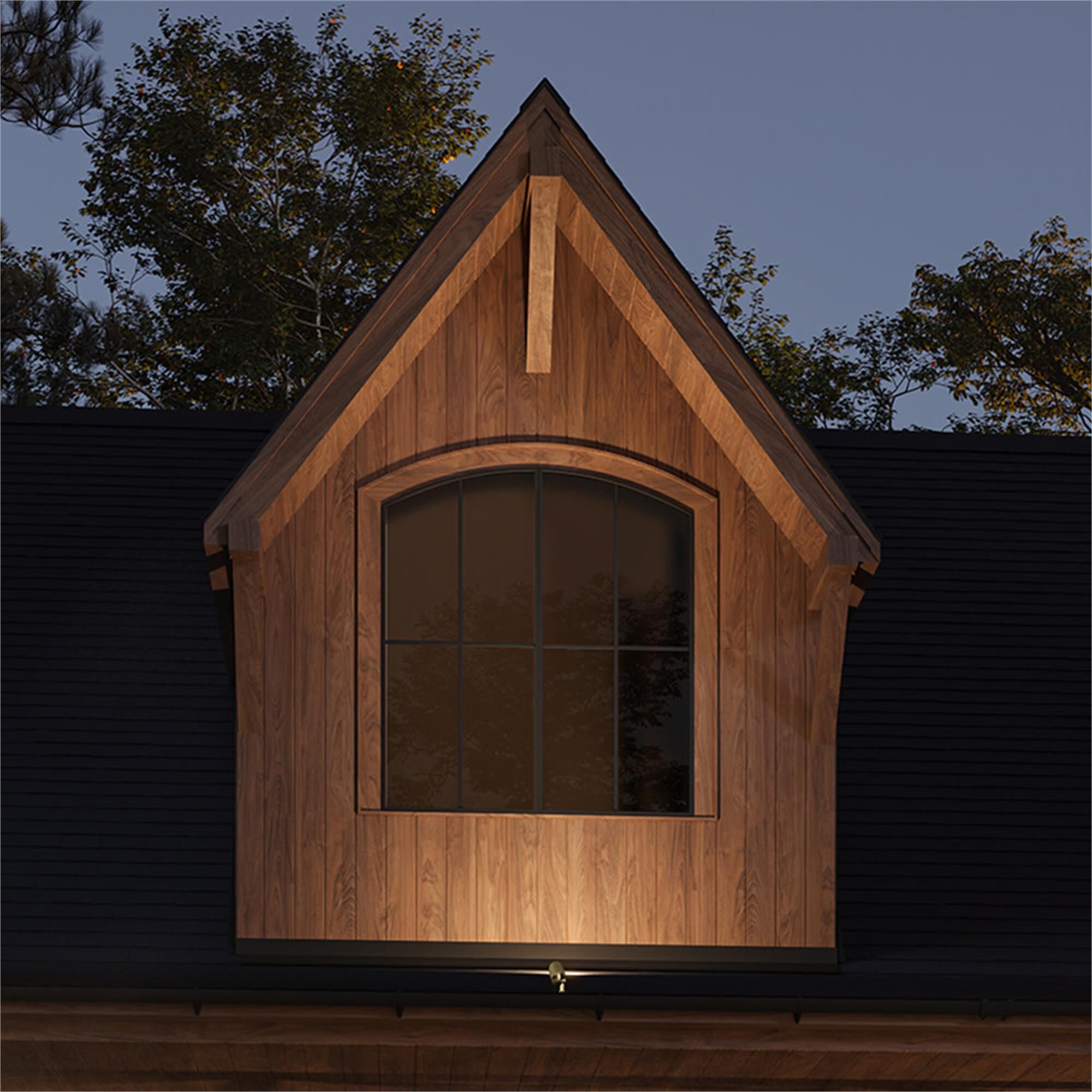 Shown in Matte Bronze finish and Clear glass