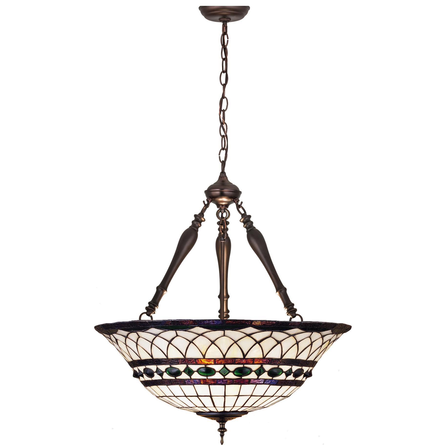 Tiffany Roman 24 Inch Large Pendant by Meyda Lighting