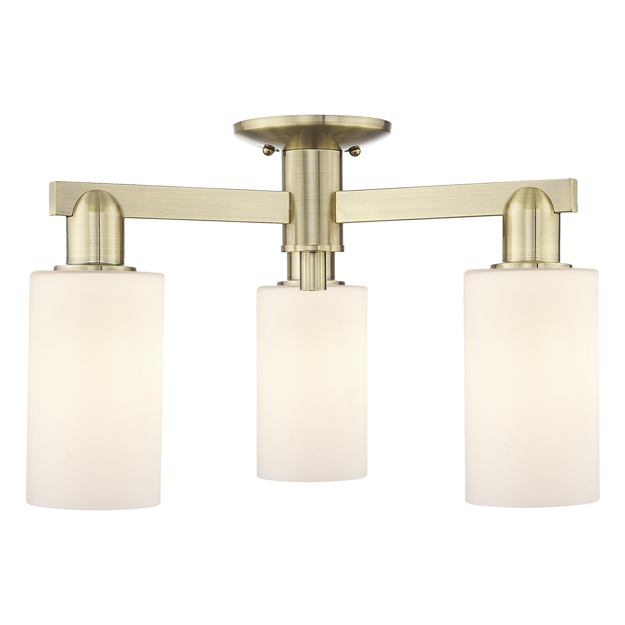 Bruno Marashlian Clymer 21 Inch Semi Flush Mount by Innovations Lighting