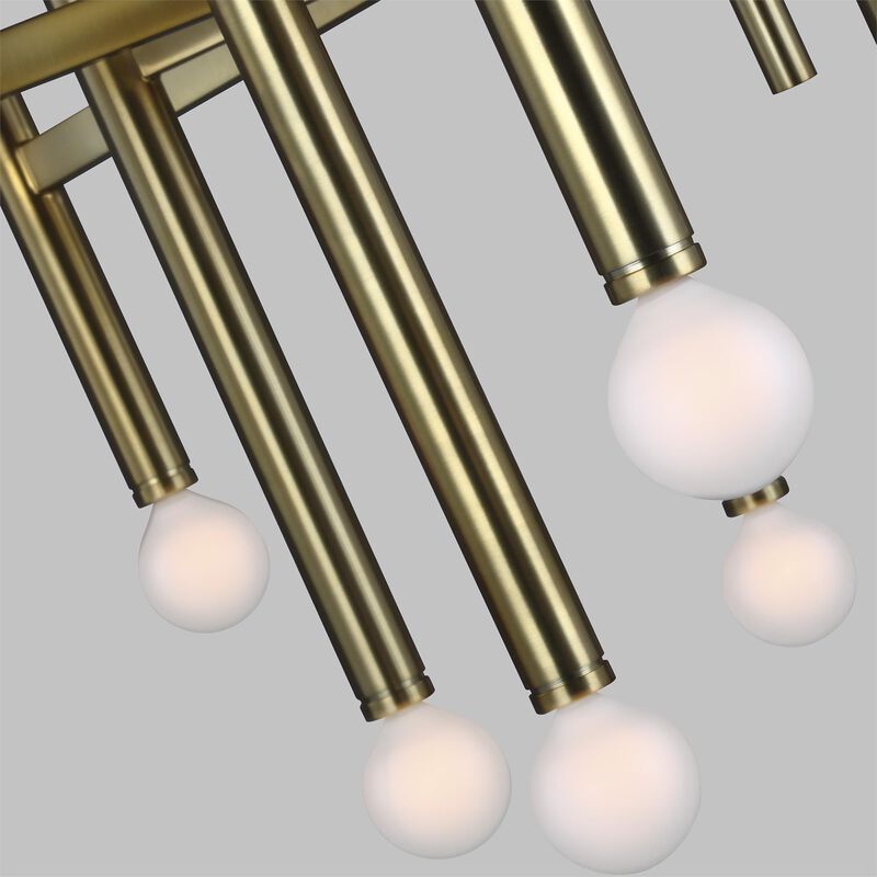 Thomas O'Brien Beckham Modern 24 Light Chandelier by Visual Comfort Studio Collection