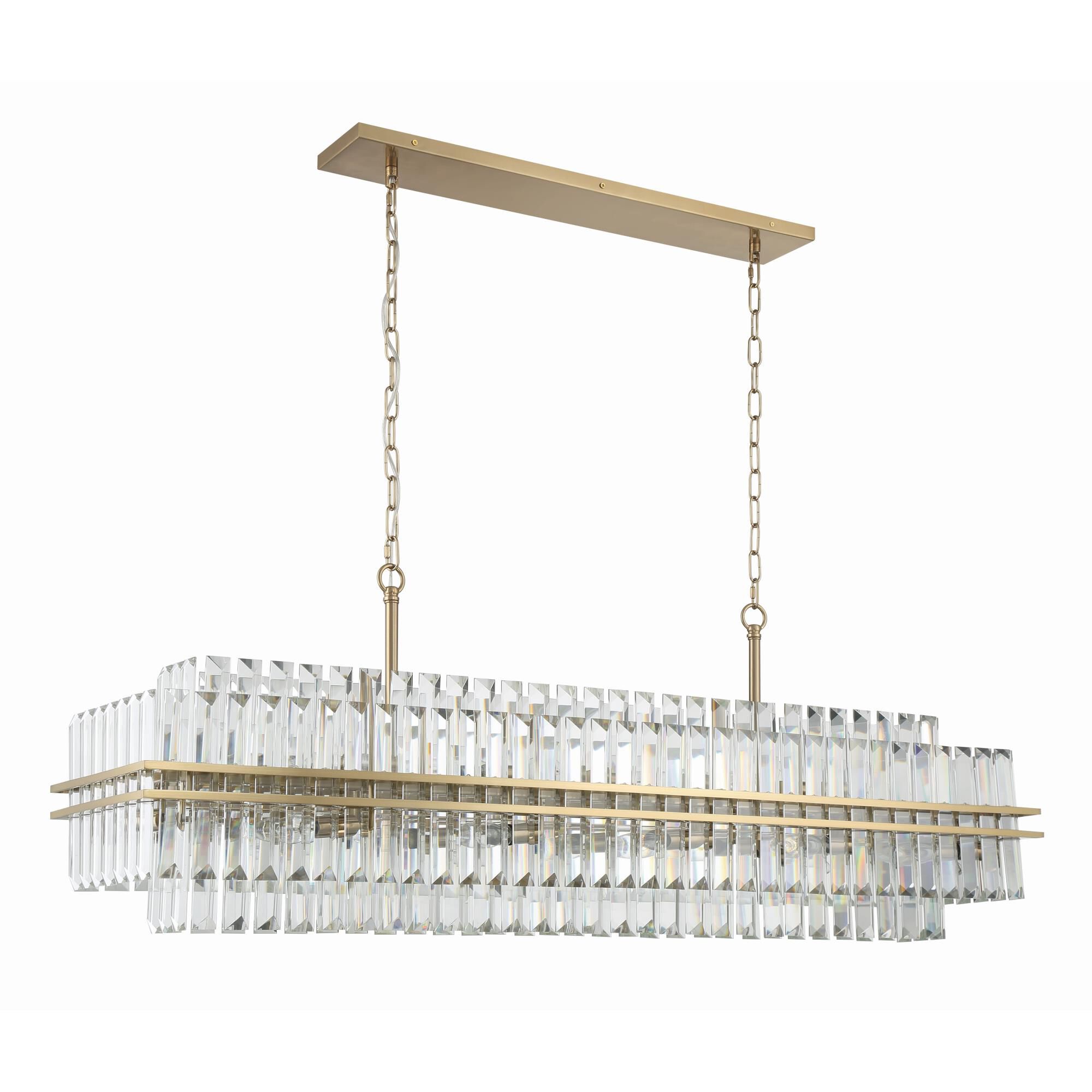 Hayes Linear Suspension Light by Crystorama