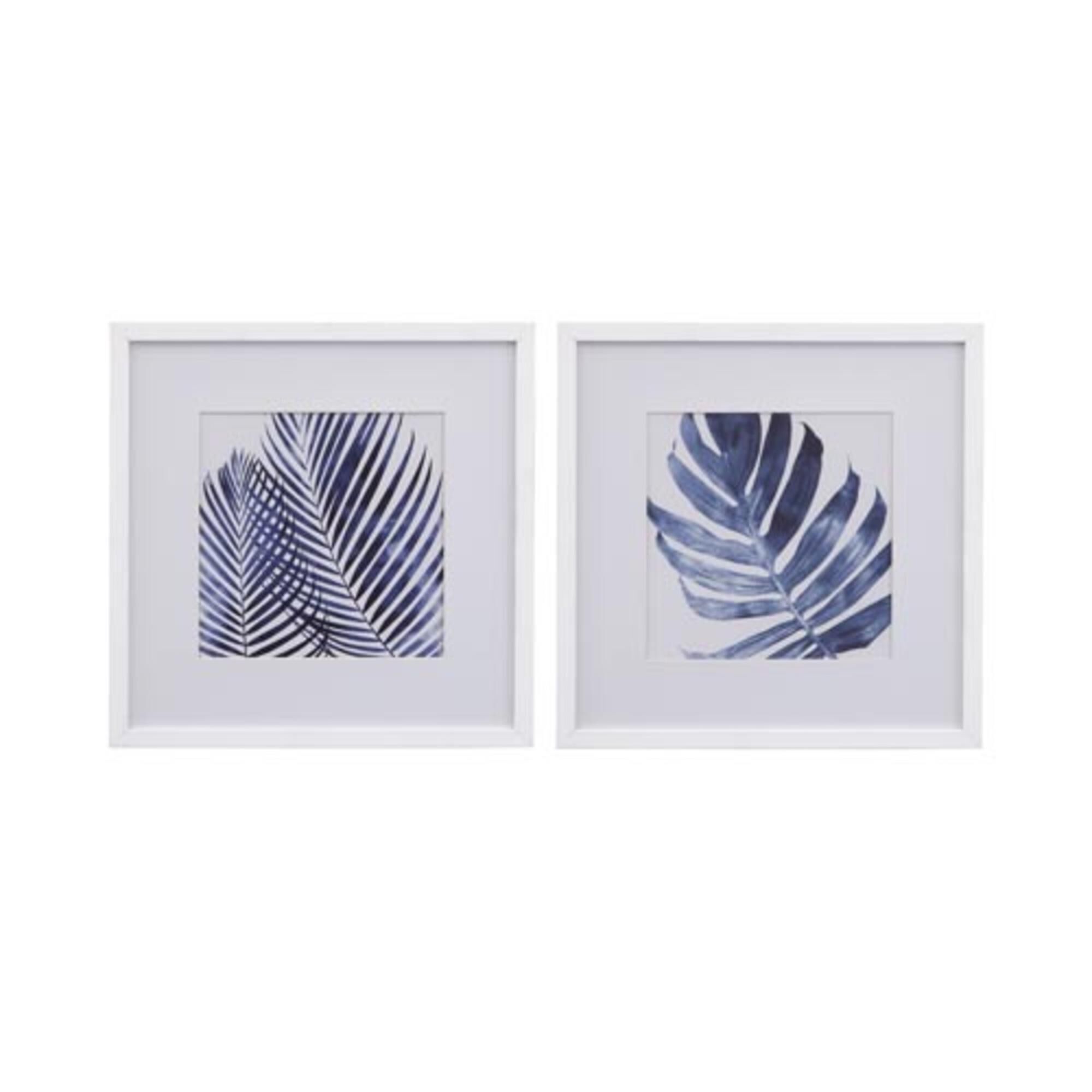 Leaves 18 Inch Print Set of 2 by Bassett Mirror Company