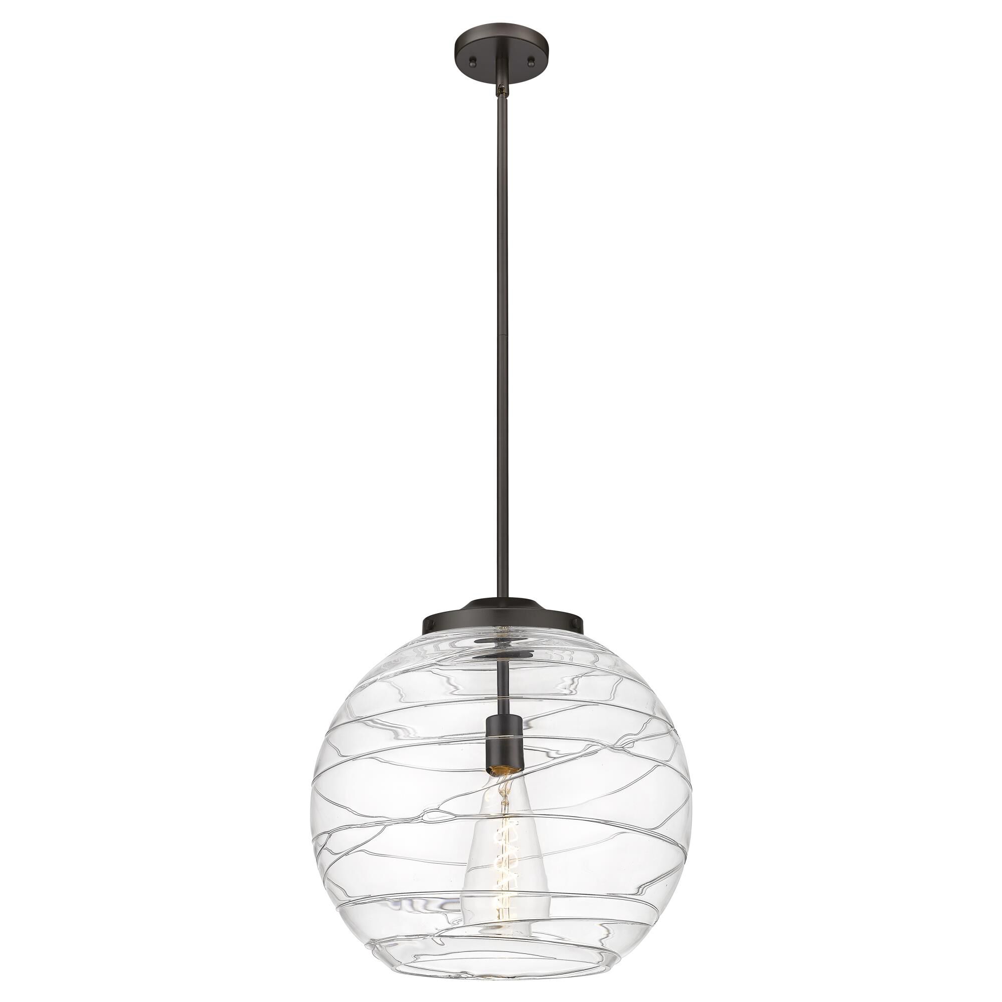 Bruno Marashlian Deco Swirl 16 Inch Large Pendant by Innovations Lighting