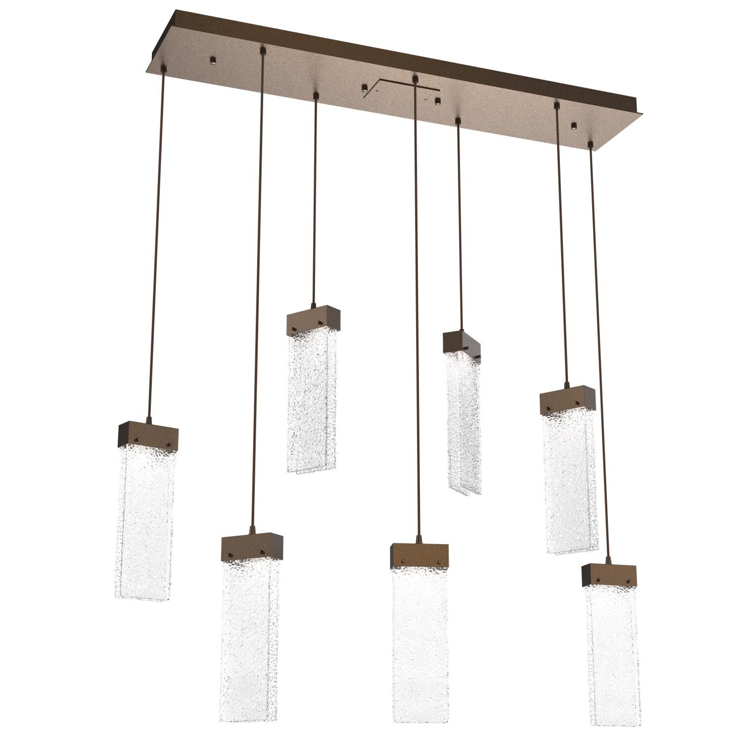 Parallel 44 Inch 7 Light LED Linear Suspension Light by Hammerton Studio