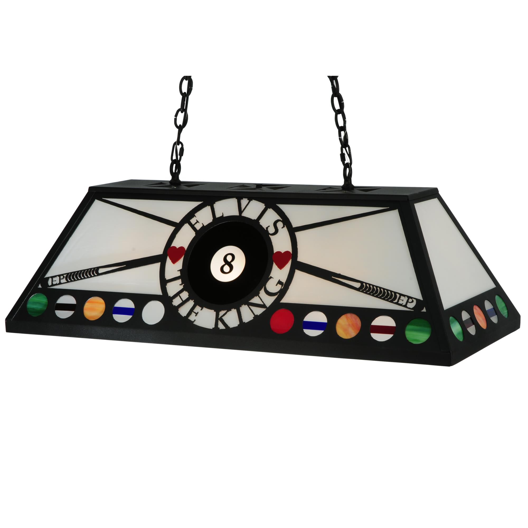 Personalized Elvis 39 Inch 9 Light Linear Suspension Light by Meyda Lighting