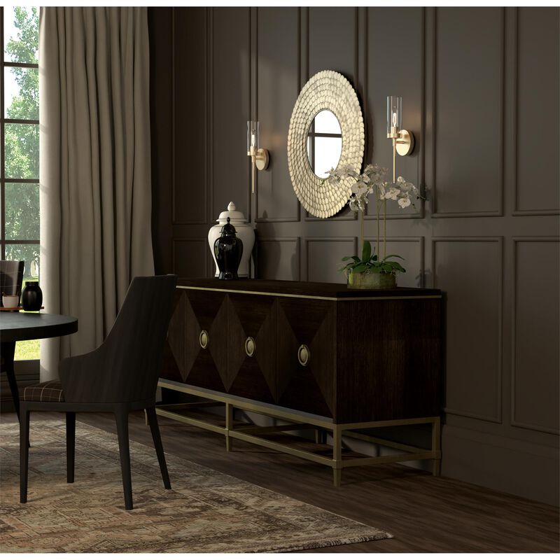 Delphine 33 Inch Decorative Mirror by Capital Lighting
