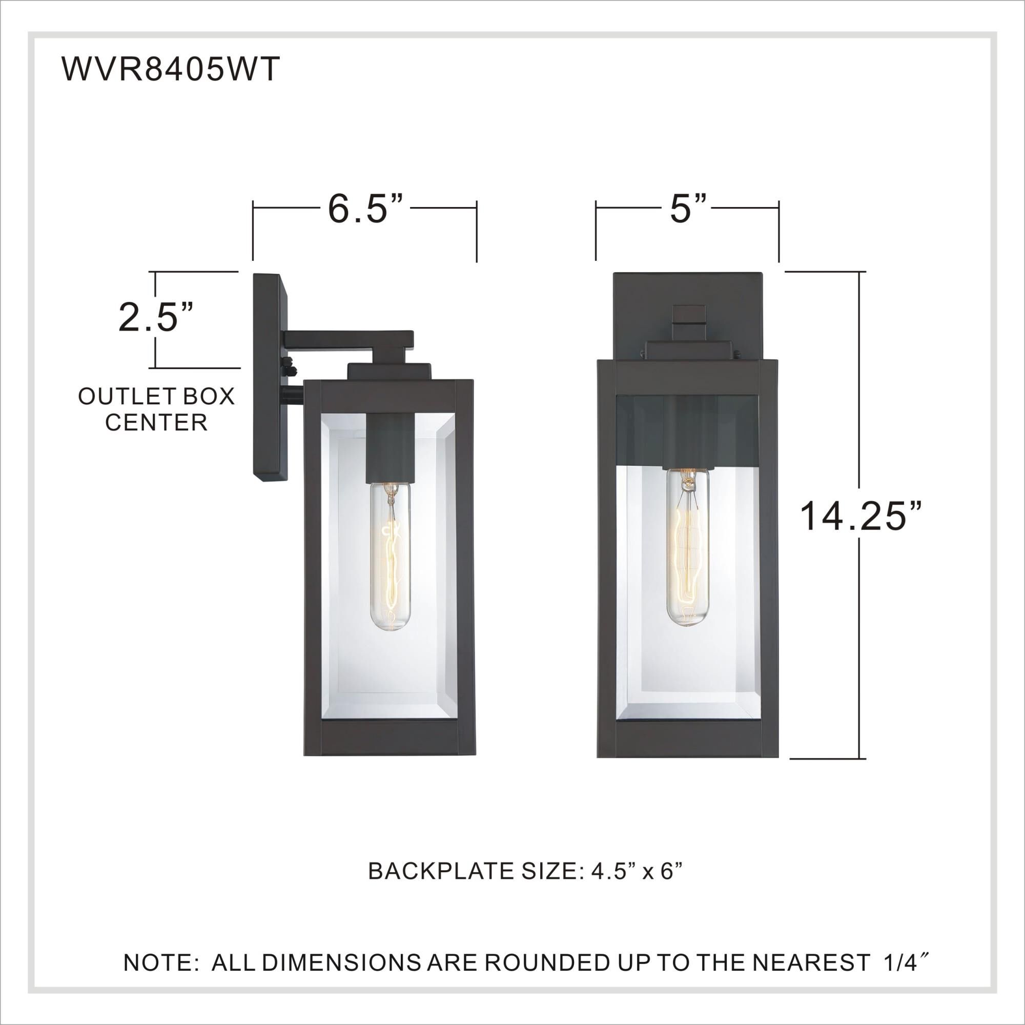 Quoizel Westover 14 Inch Tall Outdoor Wall Light