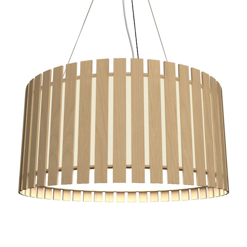 Slatted Large Pendant by Accord Lighting