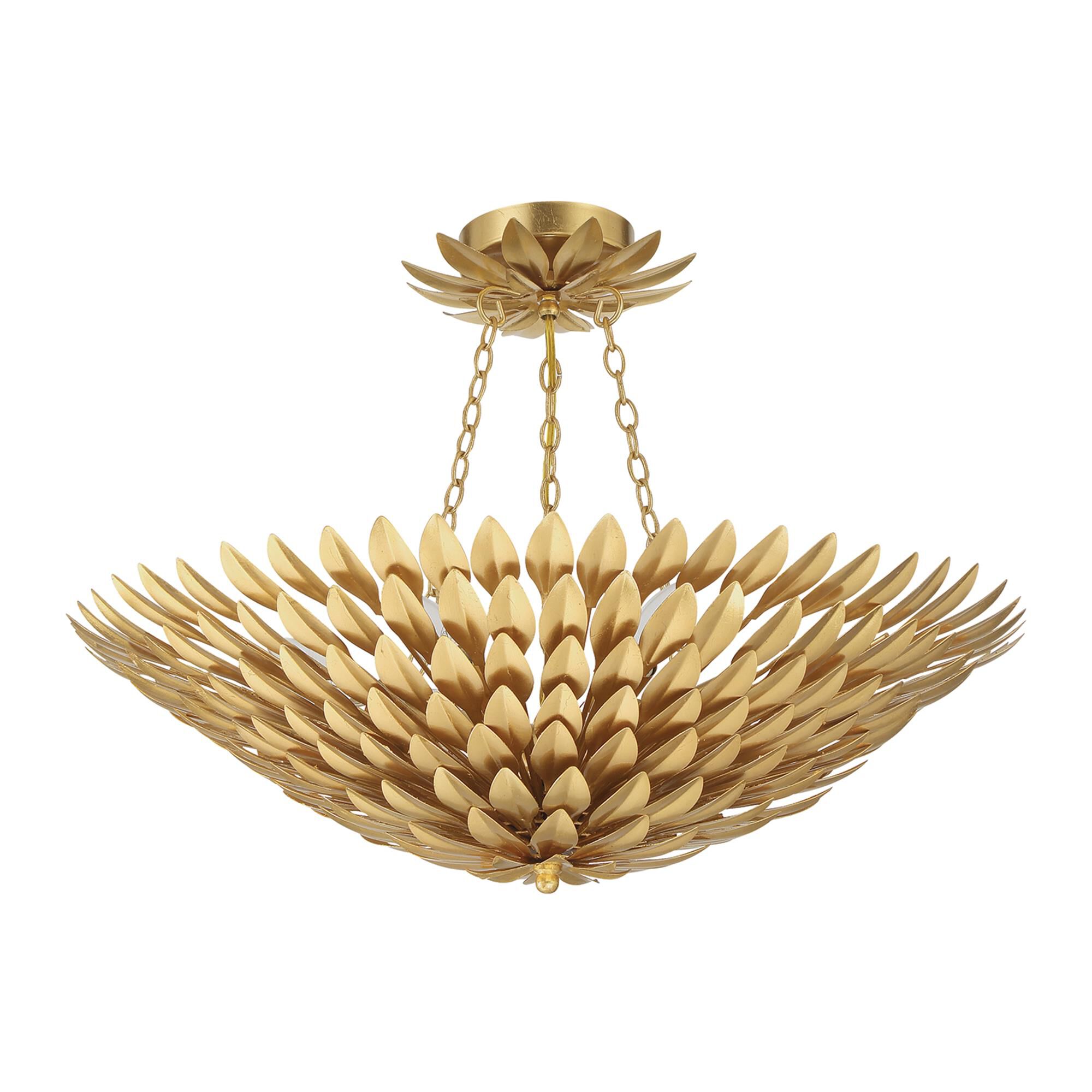 Shown in Antique Gold finish