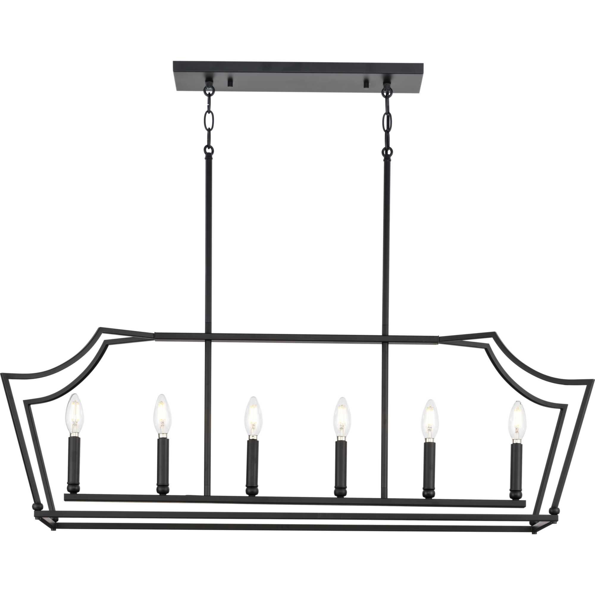 Parkhurst 42 Inch 6 Light Linear Suspension Light by Progress Lighting