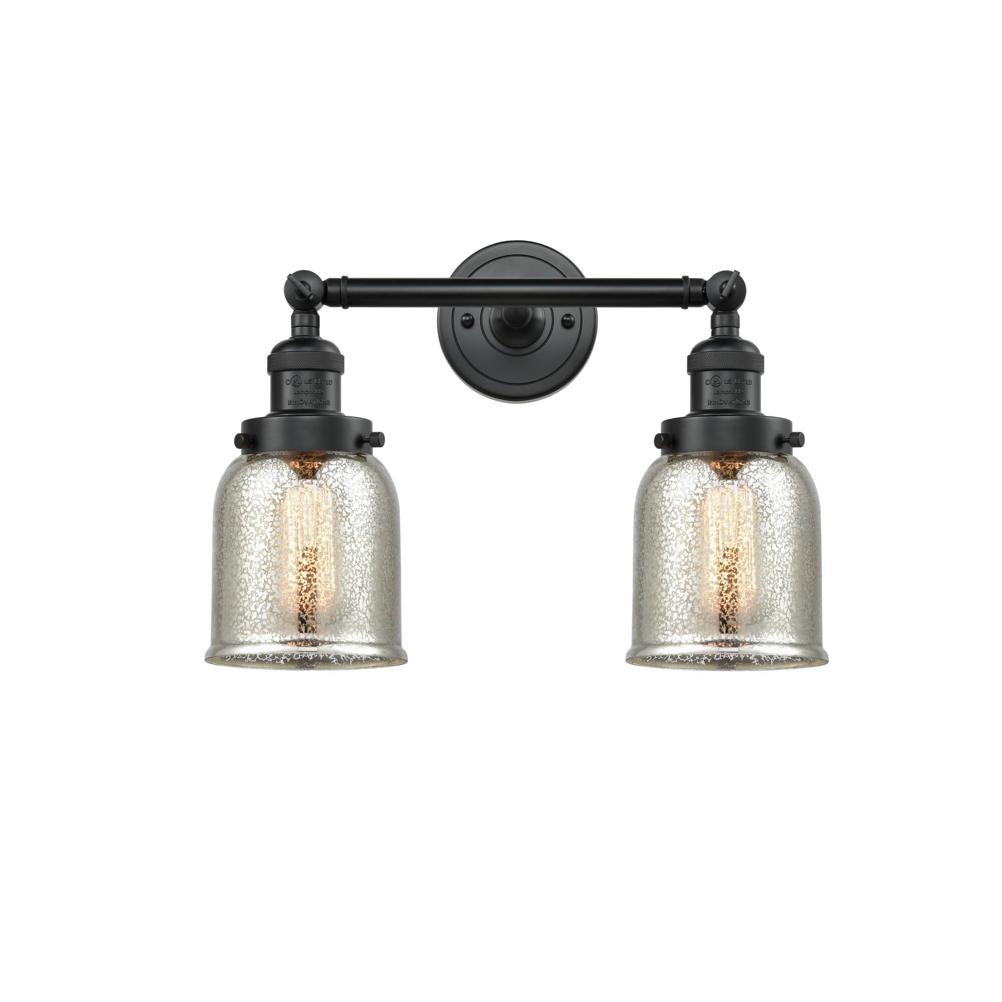 Bruno Marashlian Small Bell 16 Inch 2 Light Bath Vanity Light by Innovations Lighting