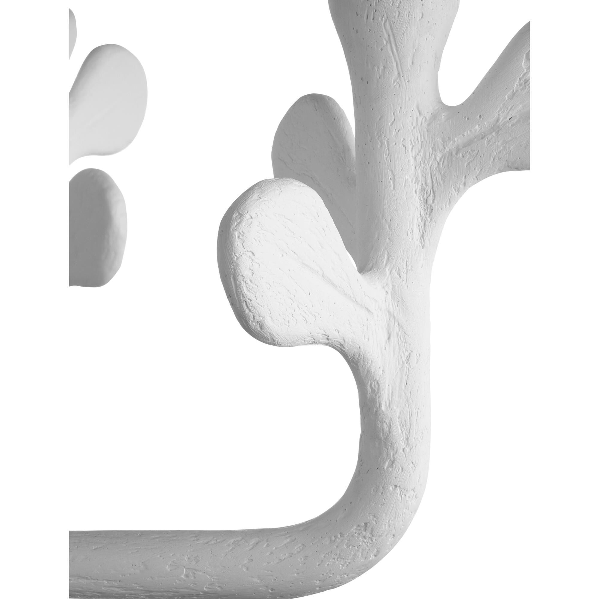 Shown in Gesso White finish and Natural Coarse Linen shade