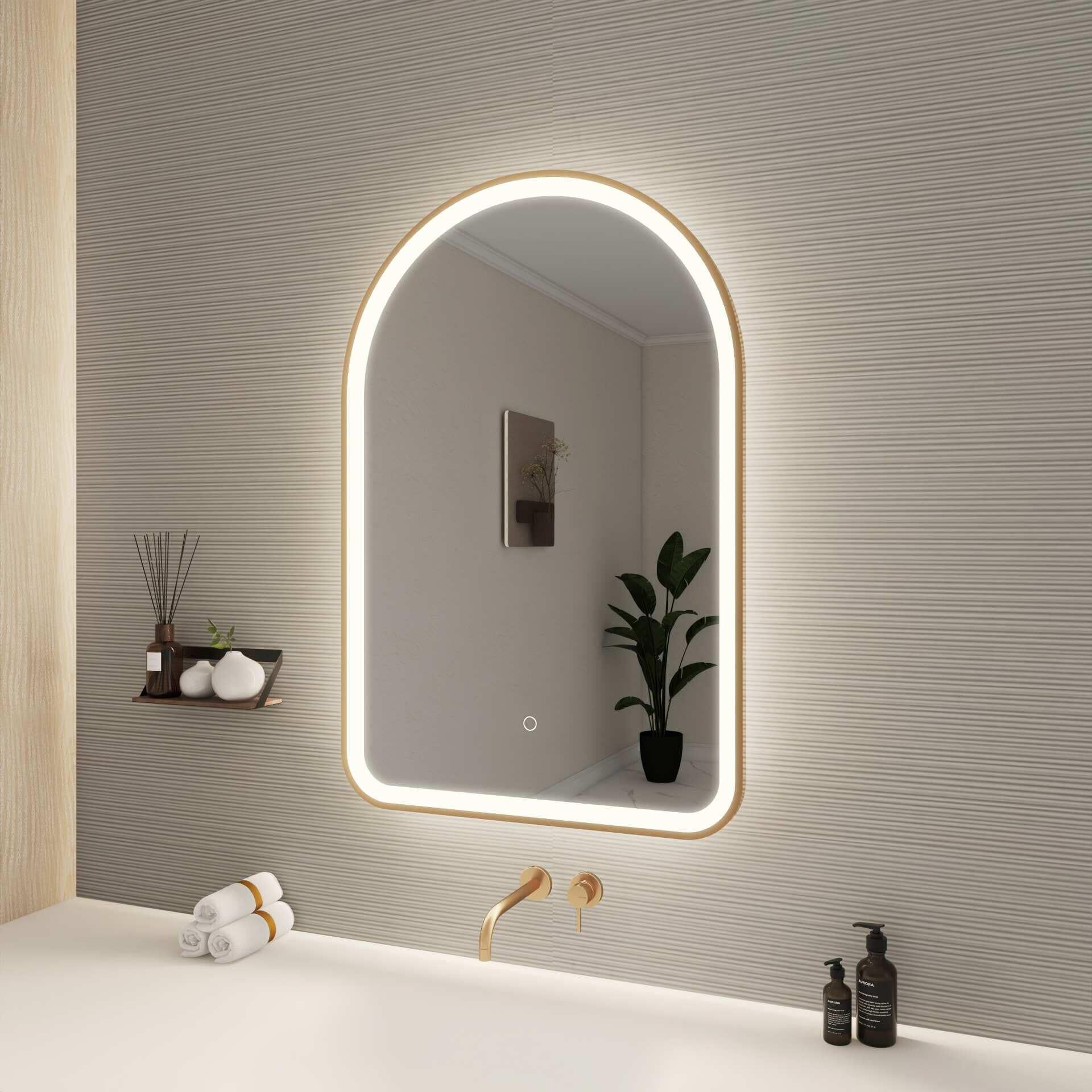 Shown in Satin Gold finish