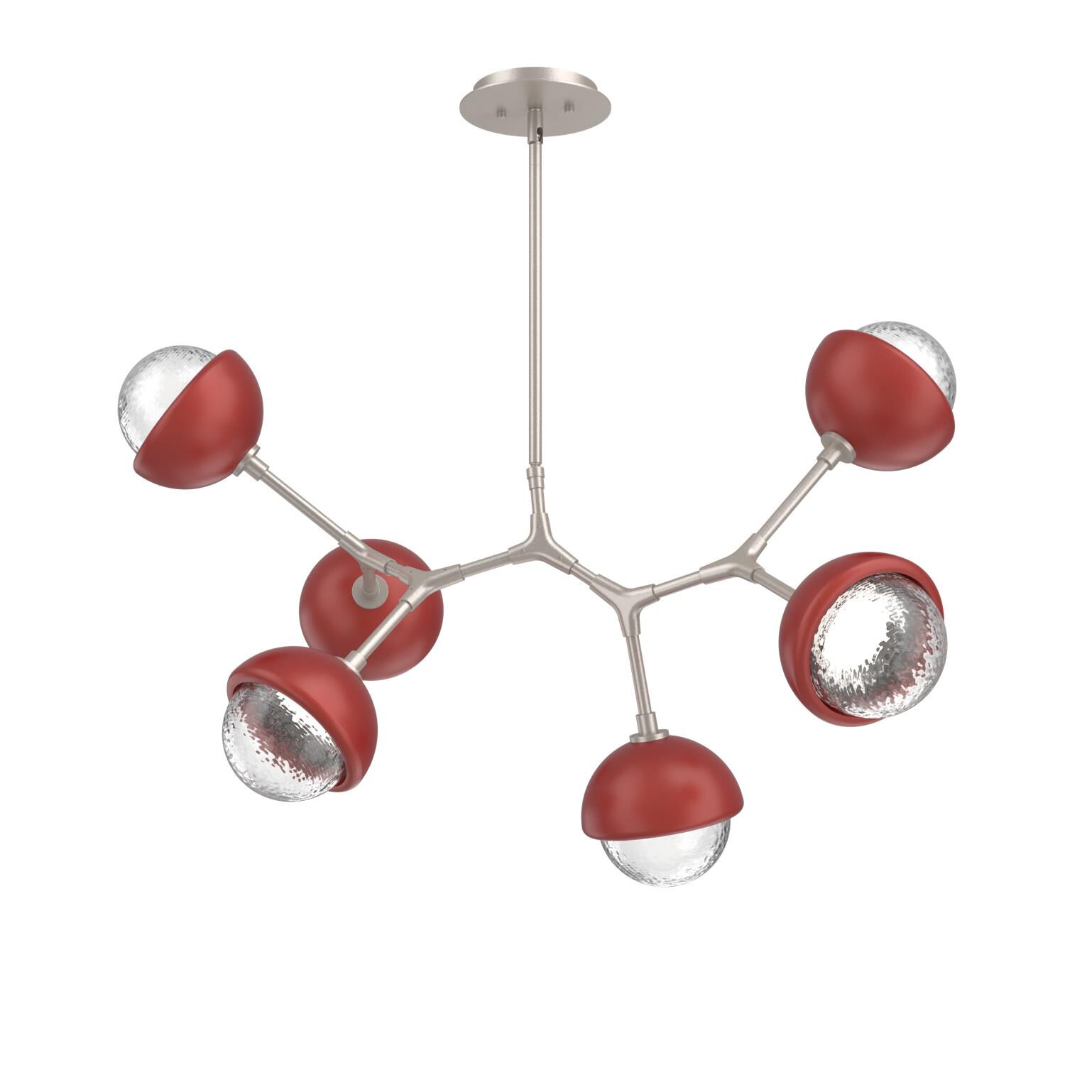 Levi Wilson Cabochon 31 Inch Linear Suspension Light by Hammerton Studio