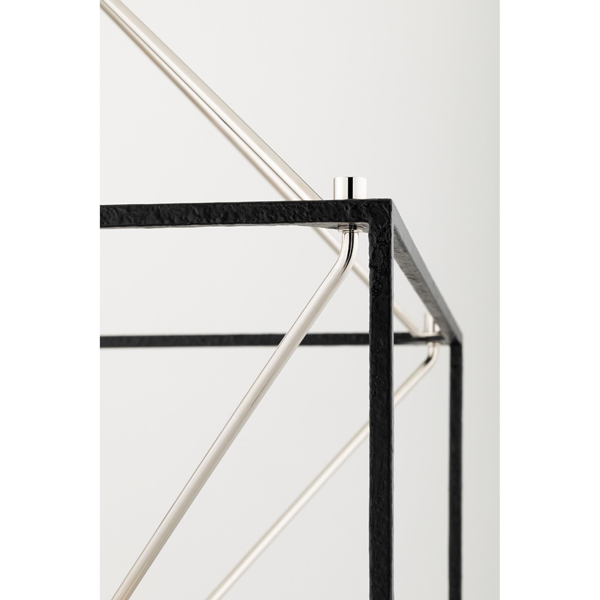 Shown in Polished Nickel-Black finish