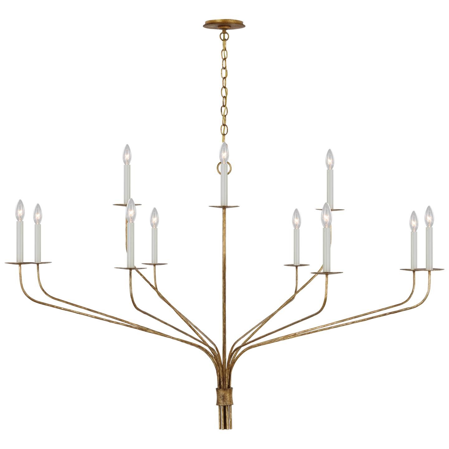 Ian K. Fowler Belfair 60 Inch 12 Light LED Chandelier by Visual Comfort Signature Collection