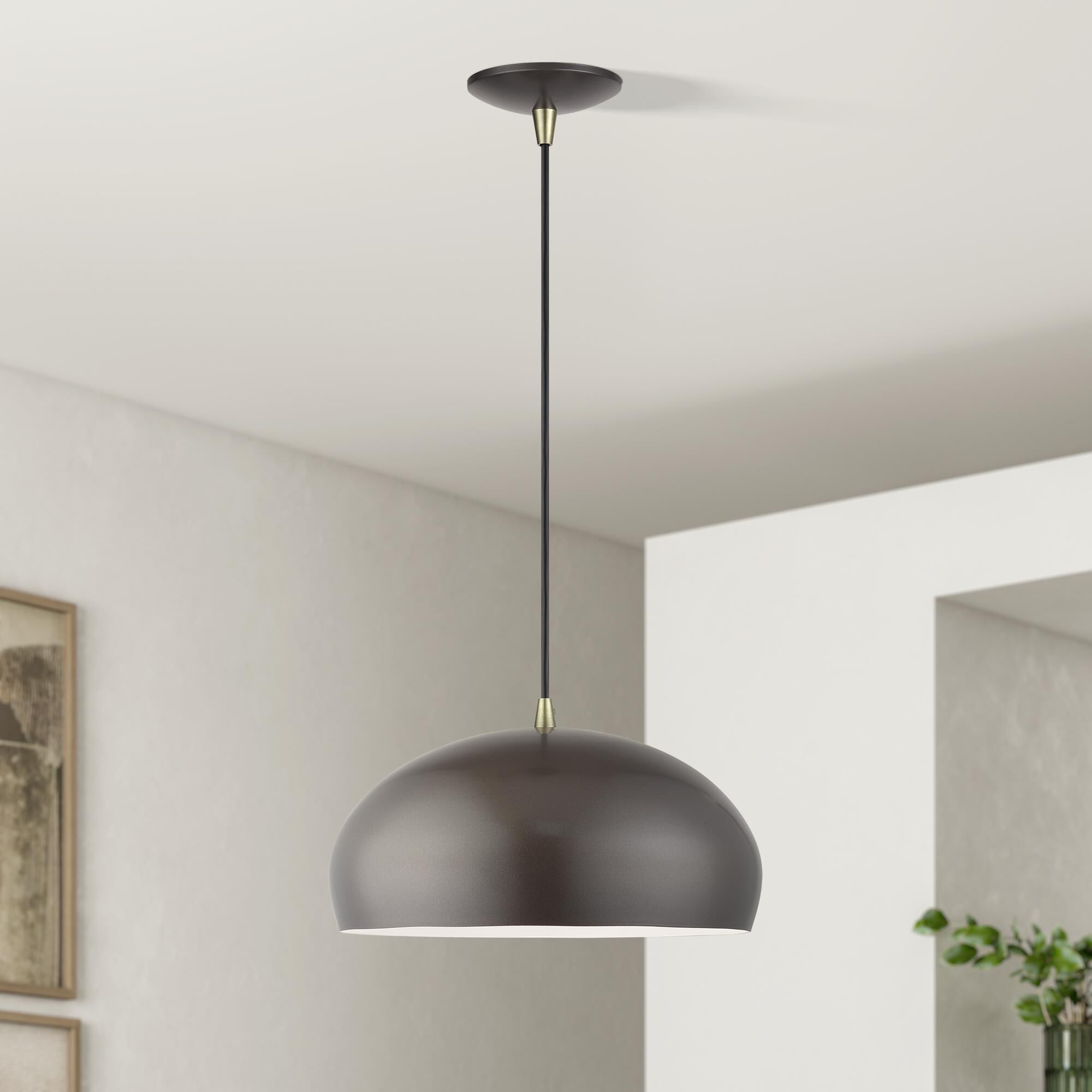 Domma 14 Inch Large Pendant by Livex Lighting