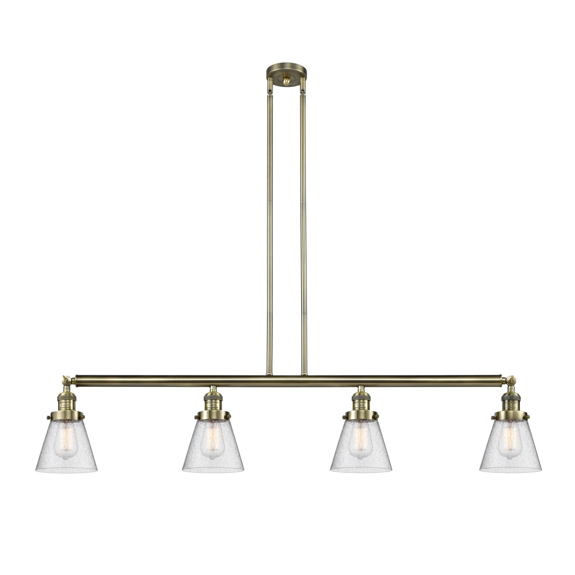 Bruno Marashlian Small Cone 48 Inch 4 Light LED Linear Suspension Light by Innovations Lighting