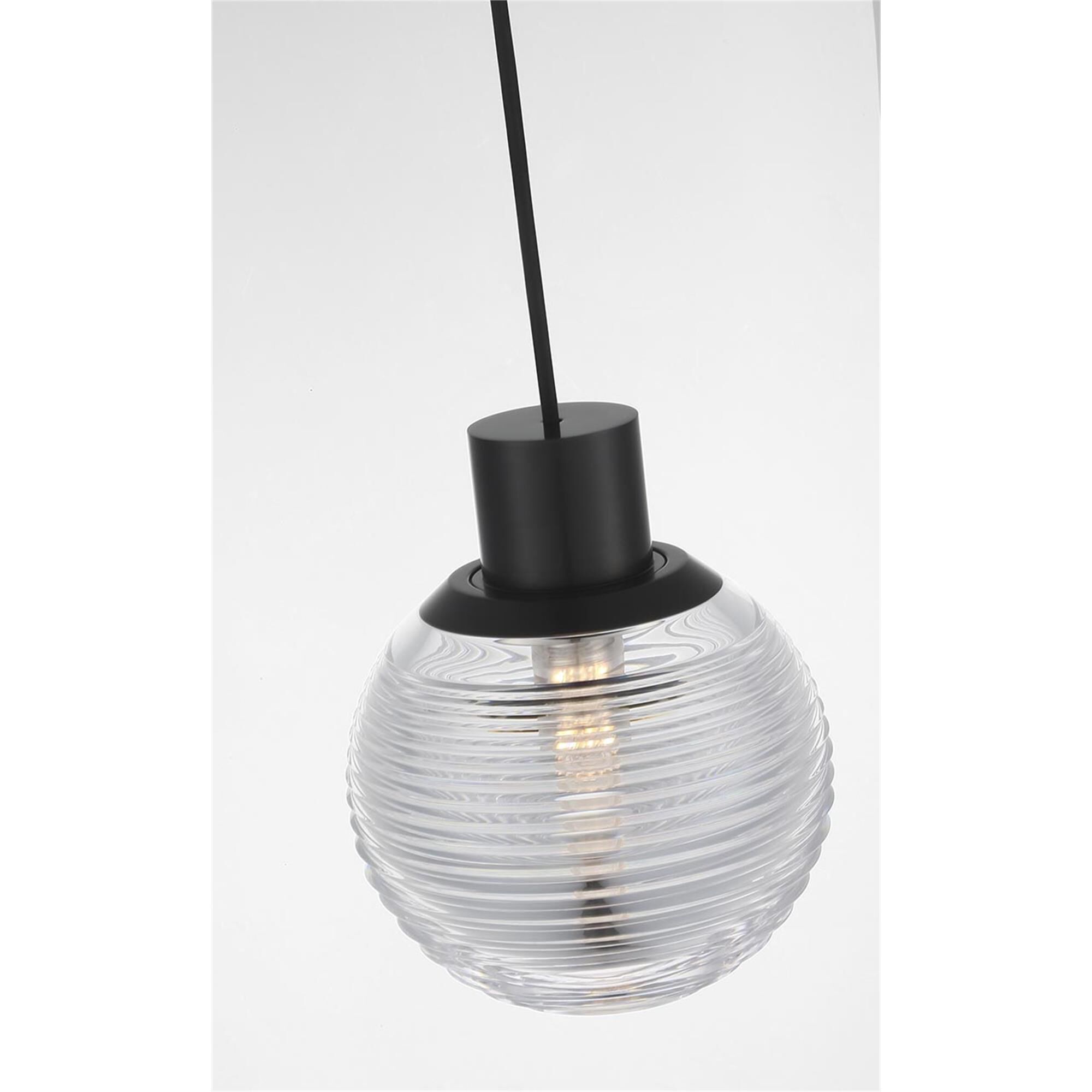 Shown in Bronze finish and Clear crystal