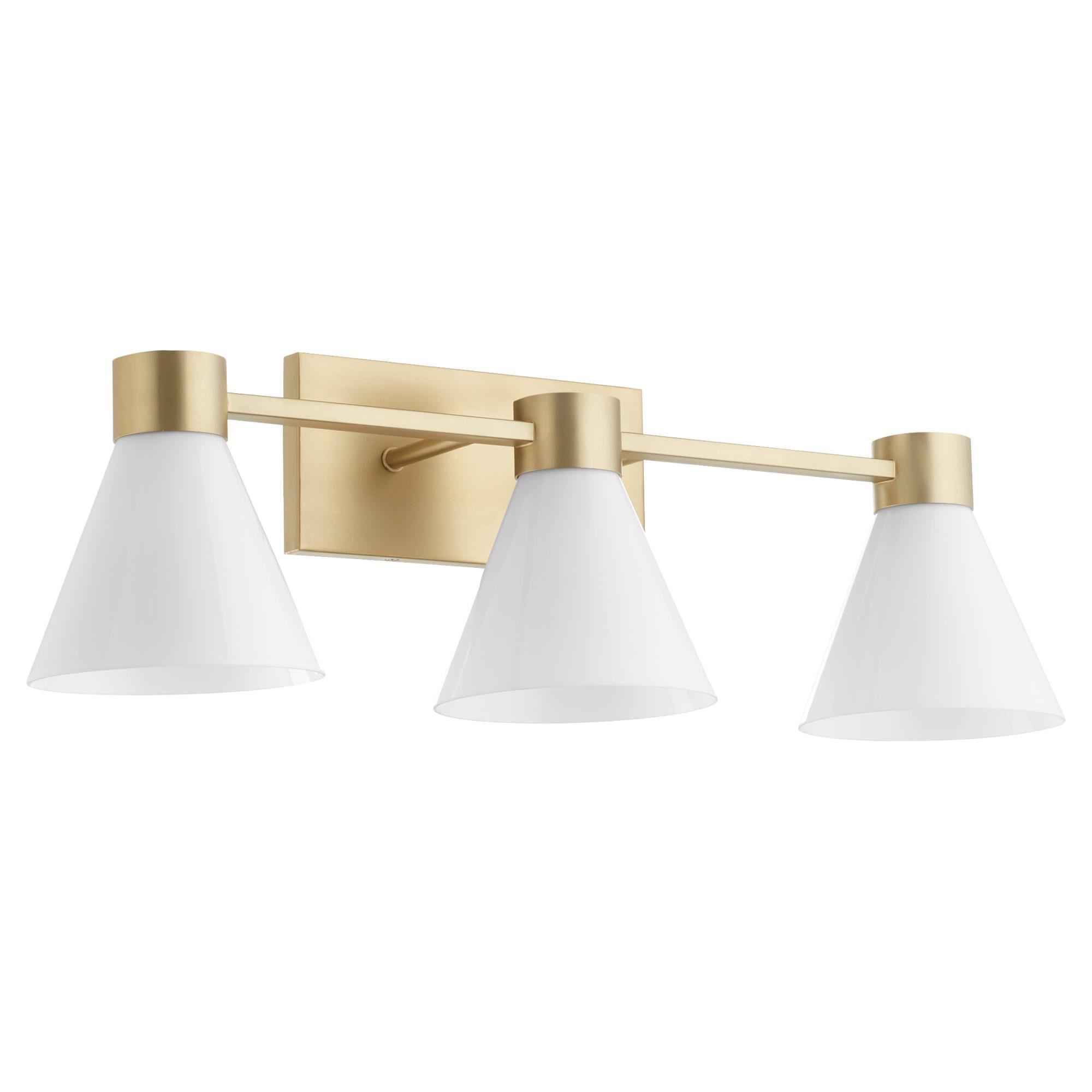 Shown in Aged Brass W/ Gloss Opal finish