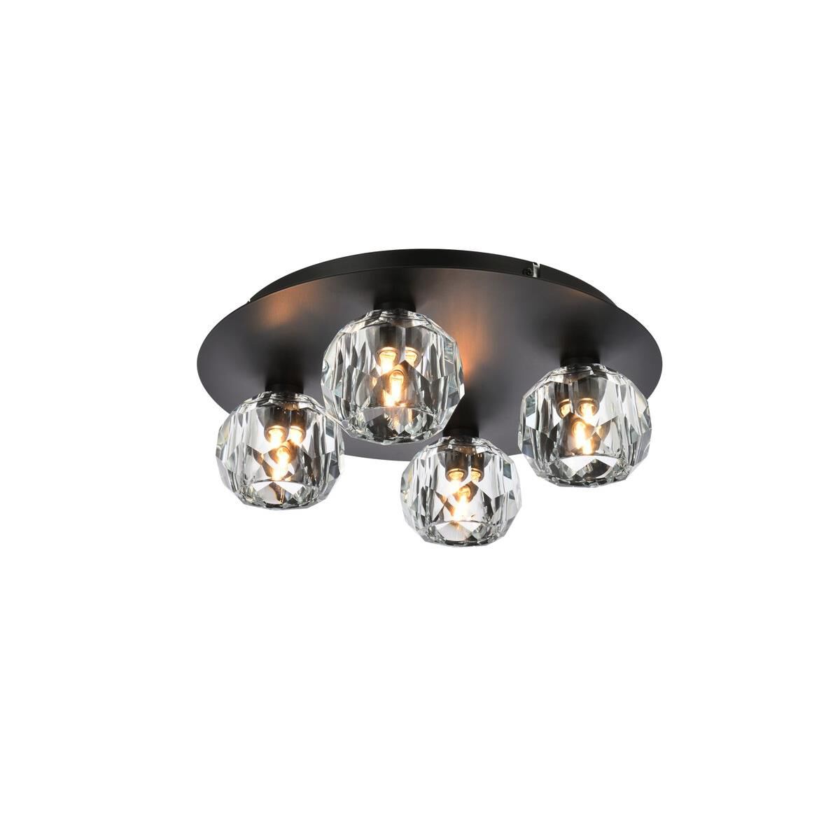 Graham 14 Inch 4 Light LED Flush Mount by Elegant Lighting
