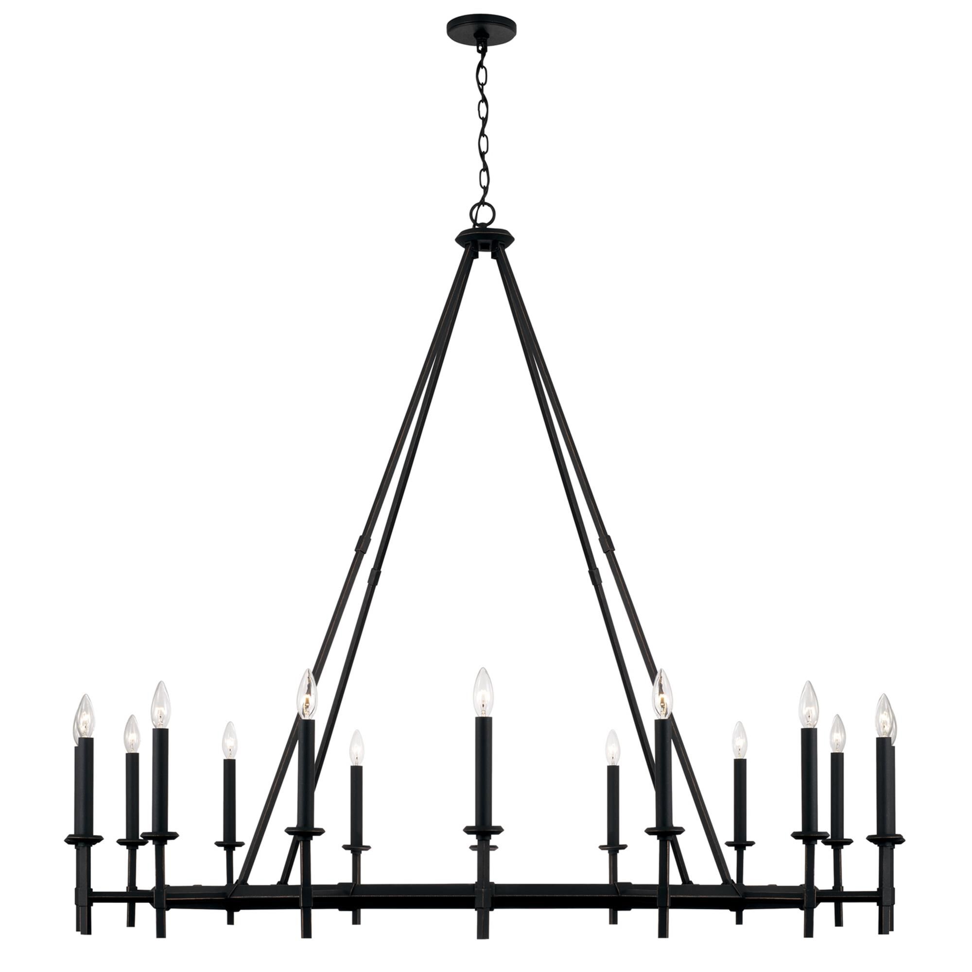 Shown in Brushed Black Iron finish