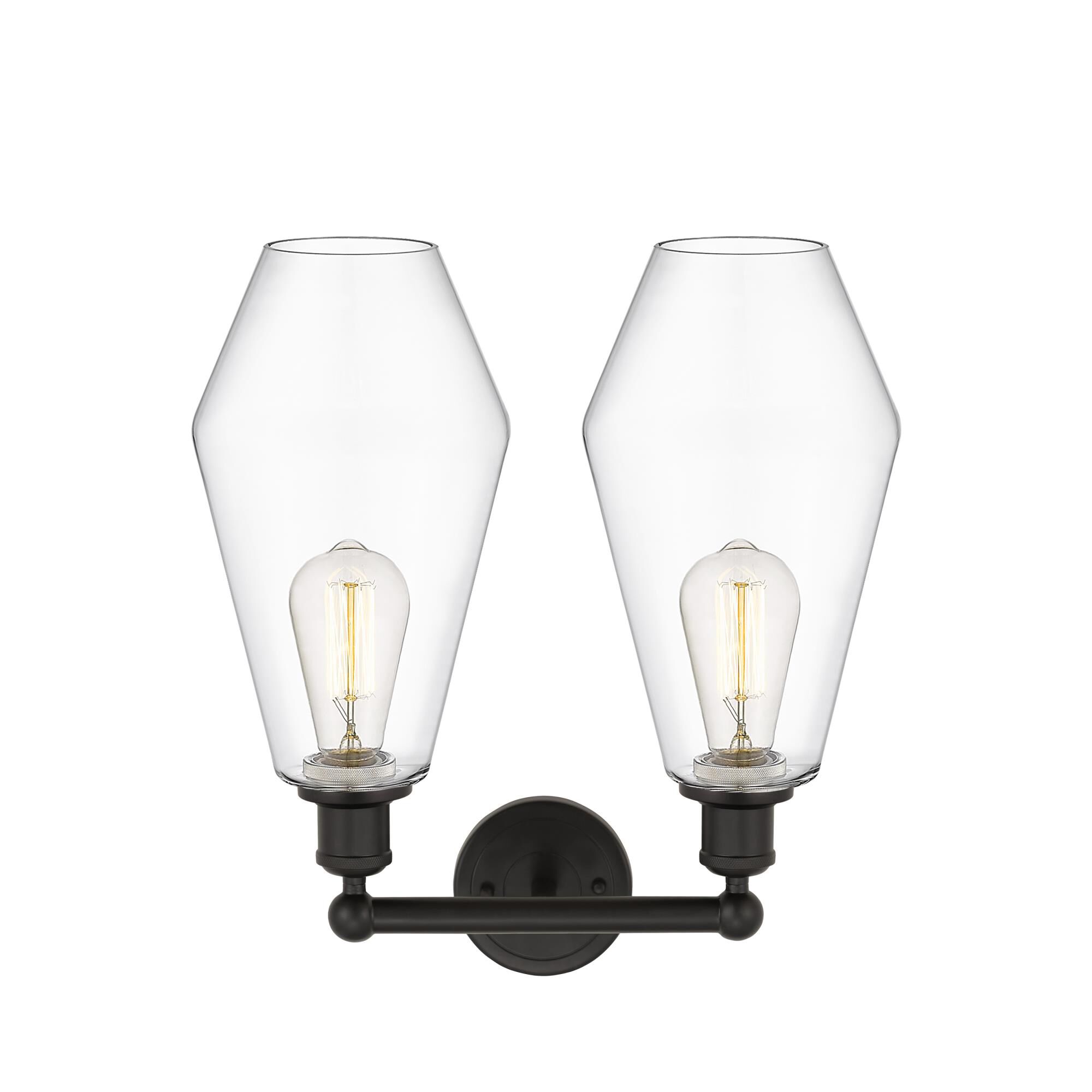 Shown in Oil Rubbed Bronze finish and Clear glass