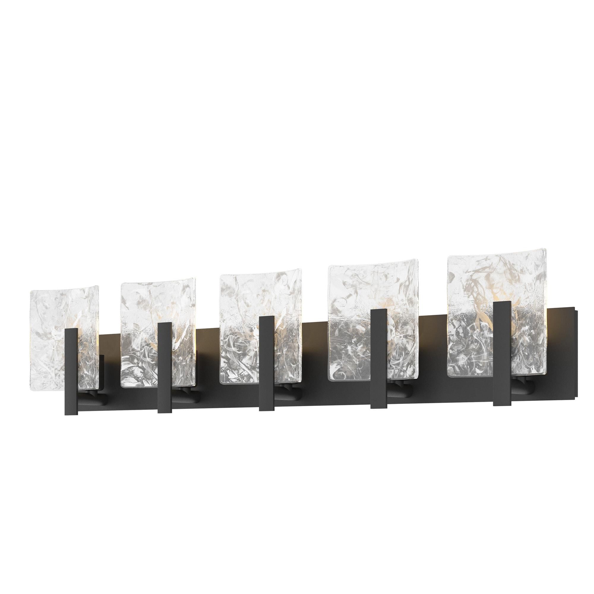 Shown in Black finish and White Swirl glass