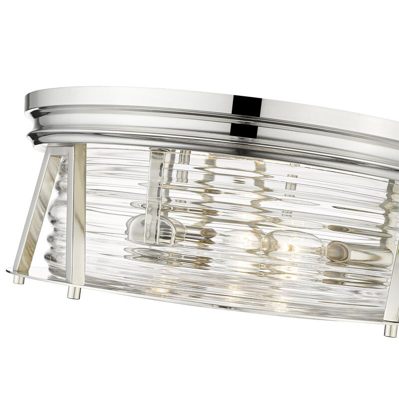Cape Harbor 16 Inch 3 Light Flush Mount by Z-Lite