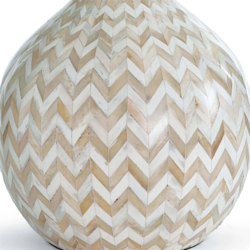 Chevron Bone Medium Table Lamp by Regina Andrew
