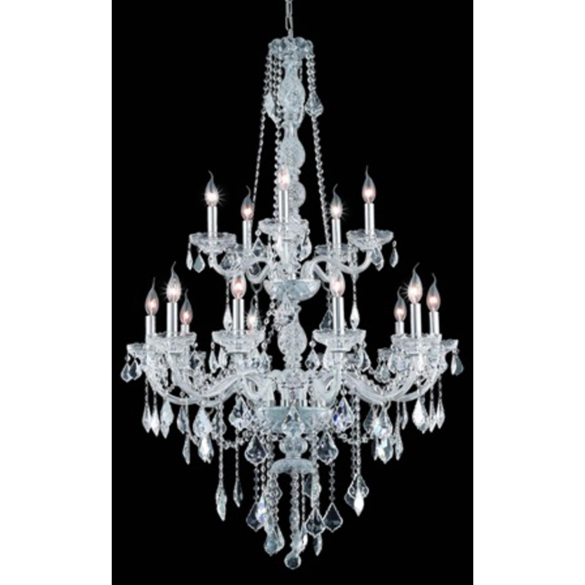 Verona 33 Inch 15 Light Chandelier by Elegant Lighting
