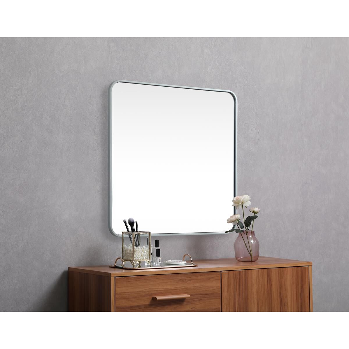 Evermore 30 Inch Bathroom Mirror by Elegant Decor