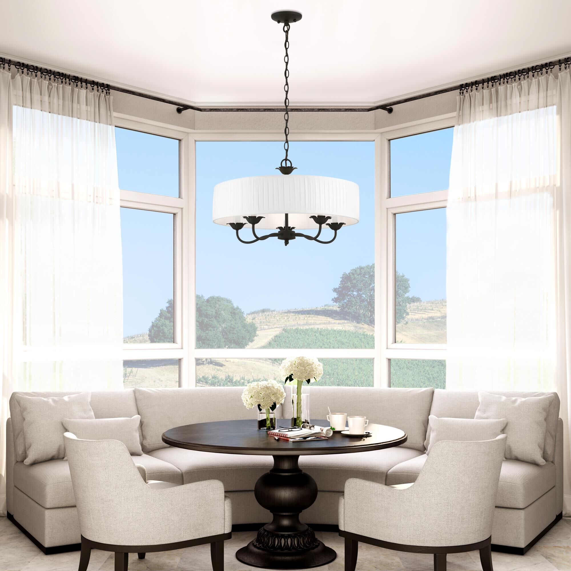 Edinburgh 5 Light Chandelier by Livex Lighting