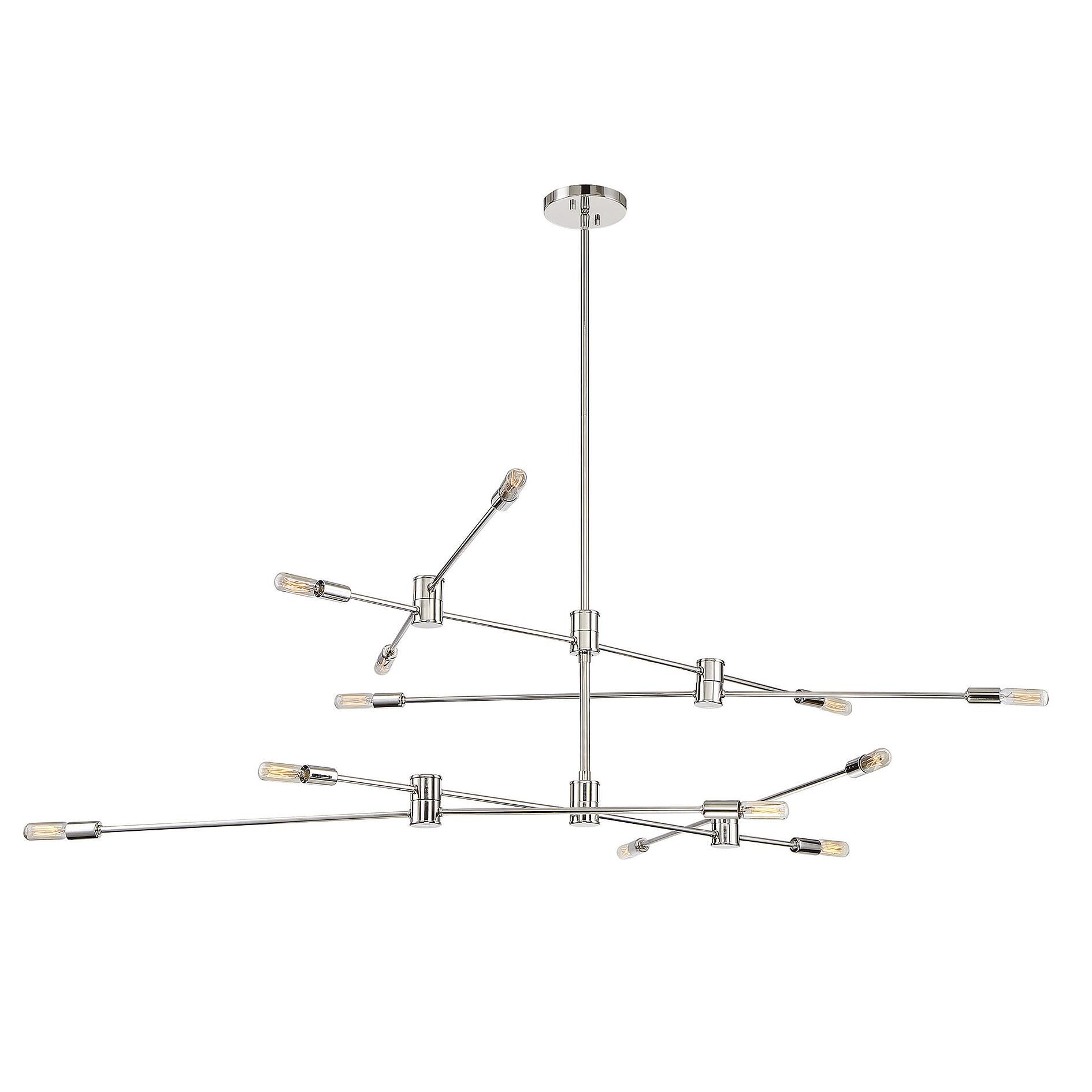 Lyrique 54 Inch 12 Light Chandelier by Savoy House