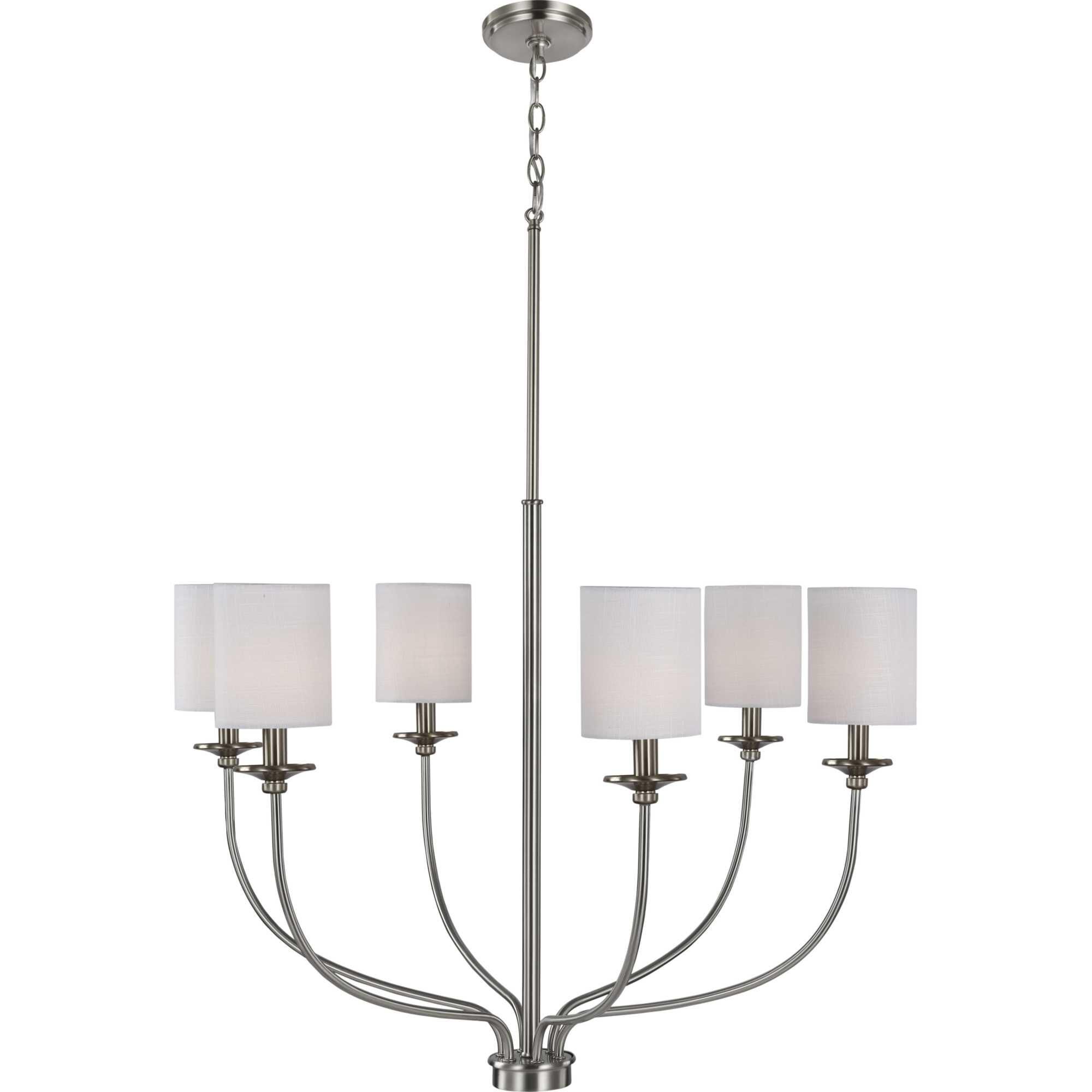 Bonita 30 Inch 6 Light Chandelier by Progress Lighting