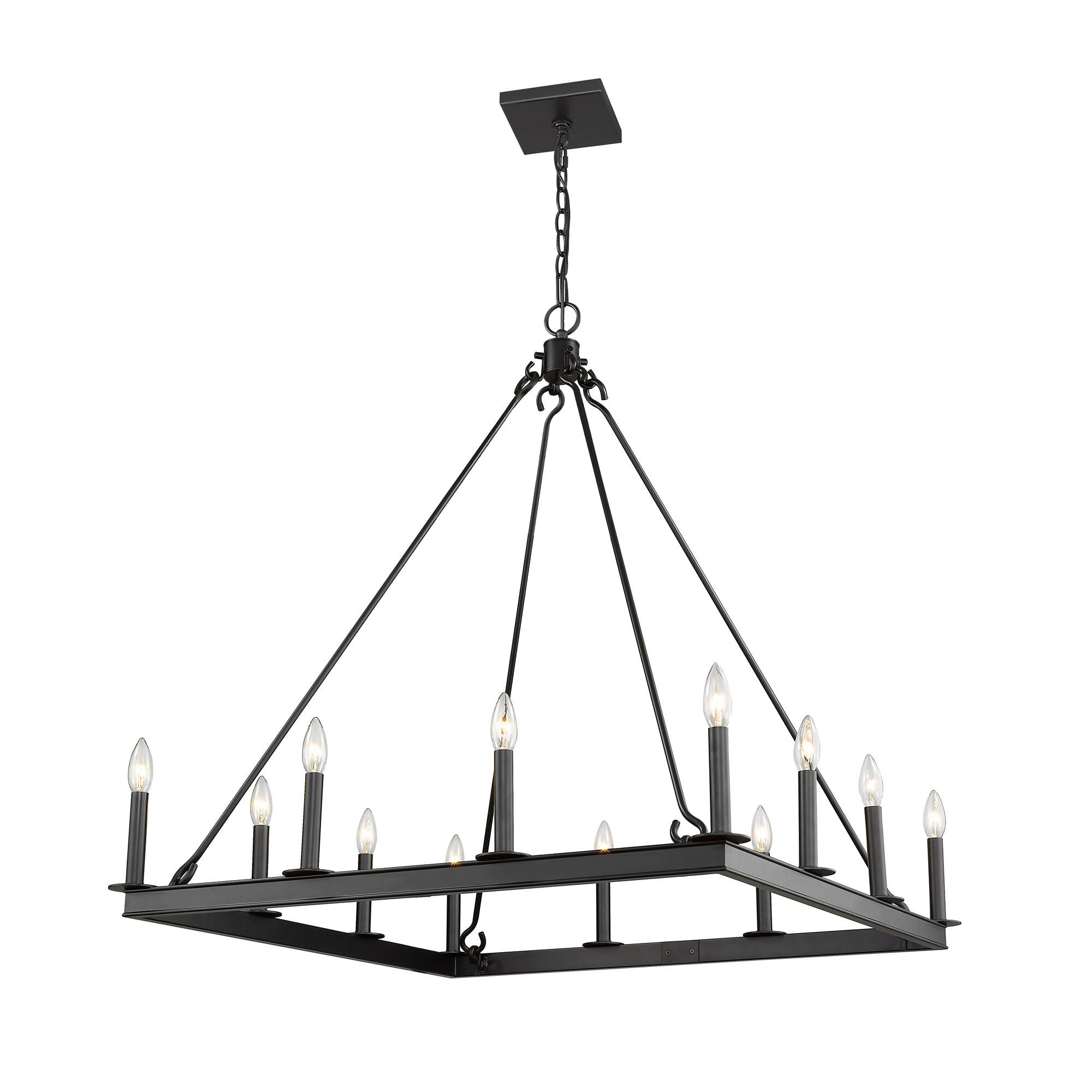 Shown in Matte Black finish and --- glass and --- shade