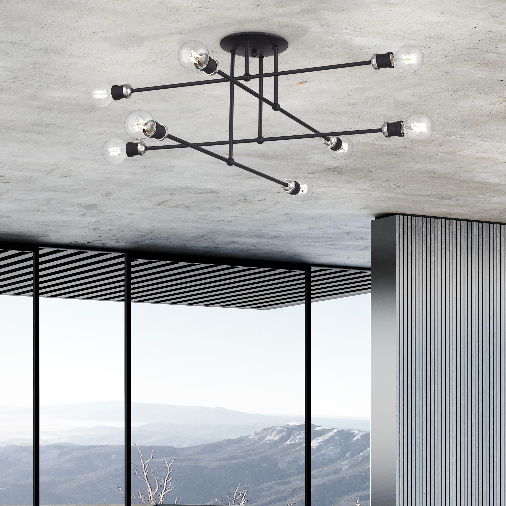 Shown in Black with Brushed Nickel Accents finish