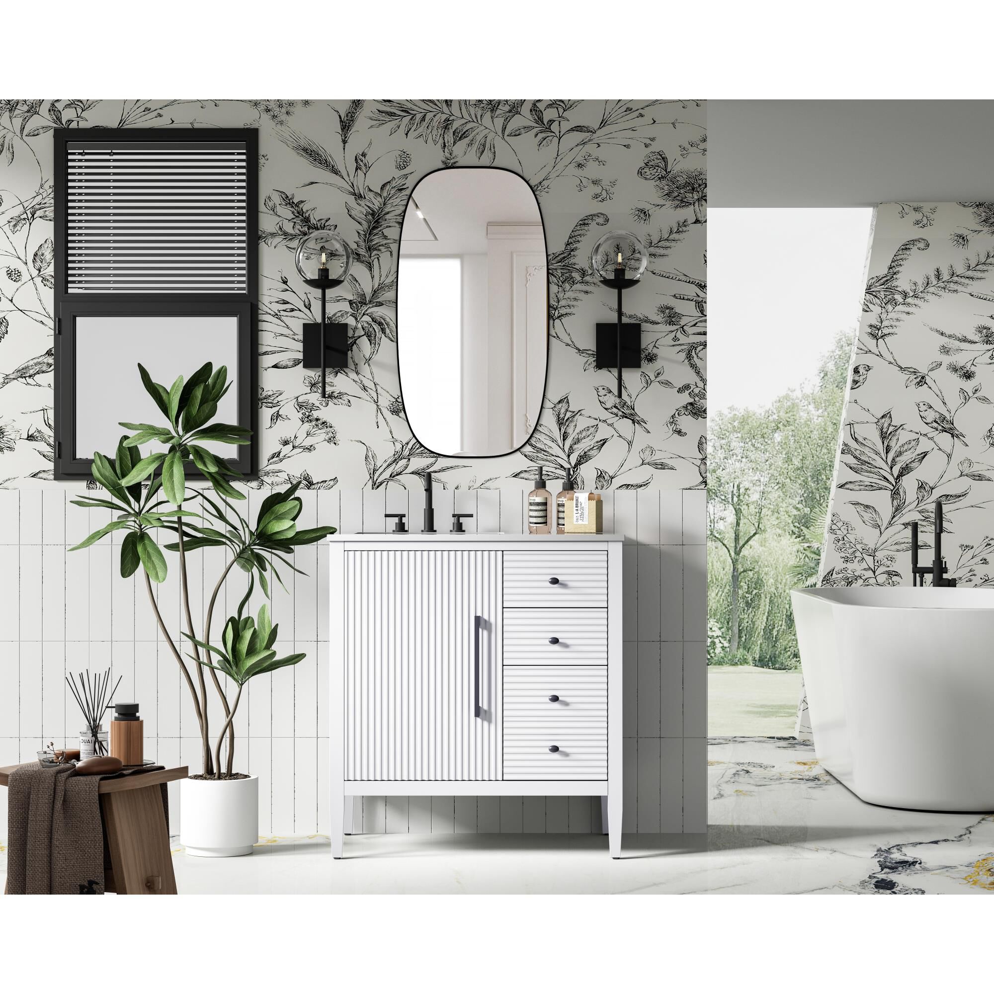 Blakely 32 Inch Bath Vanity by Elegant Dcor