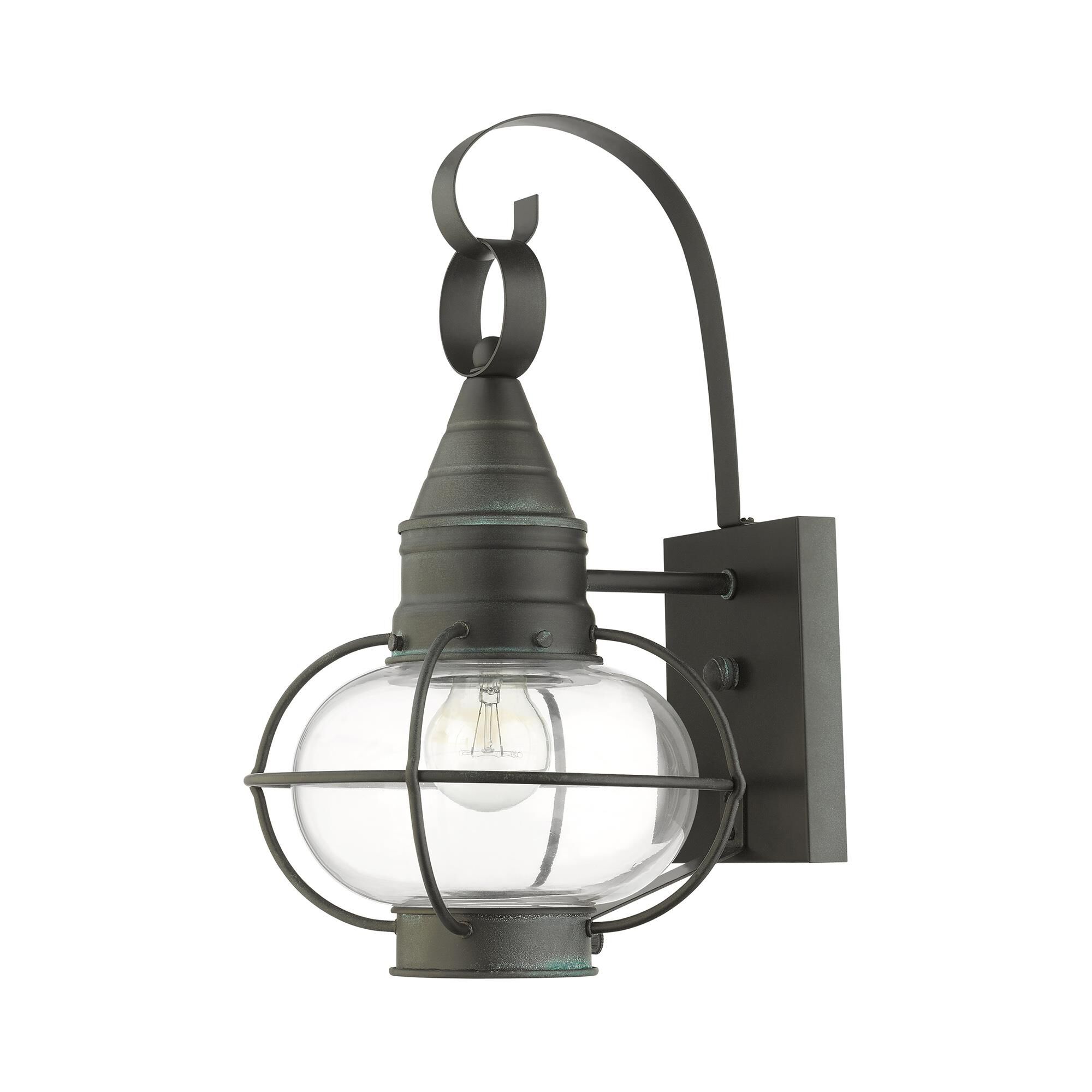 Livex Lighting Newburyport 14 Inch Tall Outdoor Wall Light