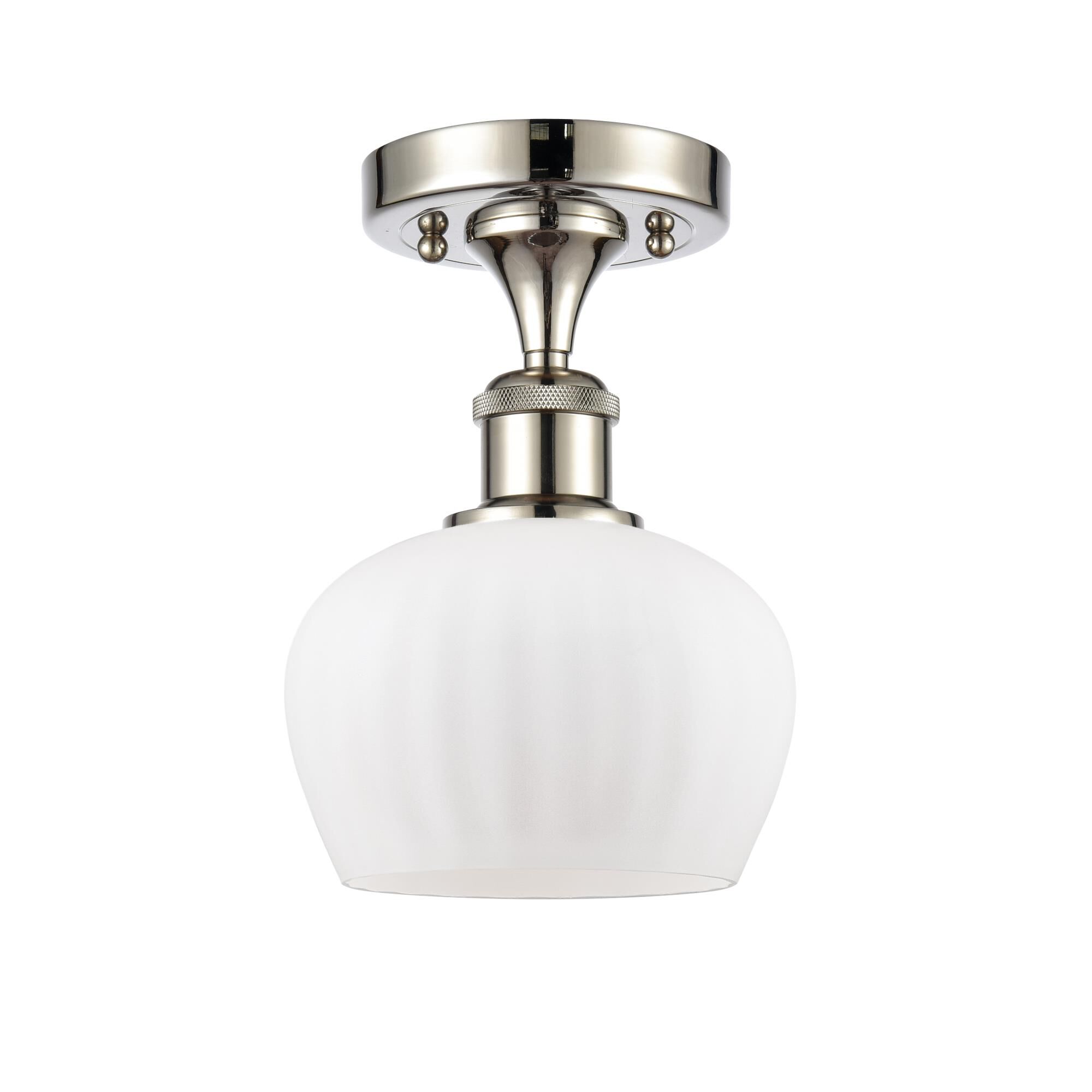 Bruno Marashlian Fenton 6 Inch 1 Light Semi Flush Mount by Innovations Lighting