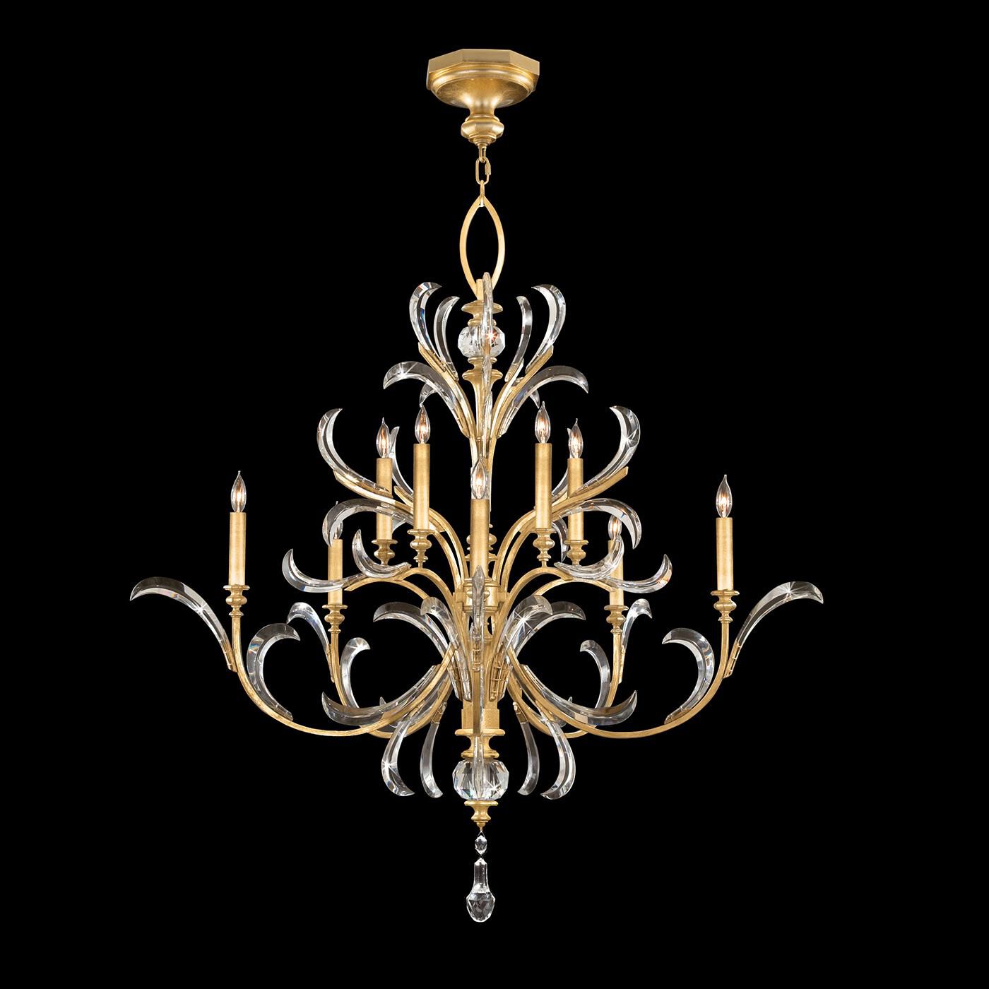 Beveled Arcs Chandelier by Fine Art Handcrafted Lighting