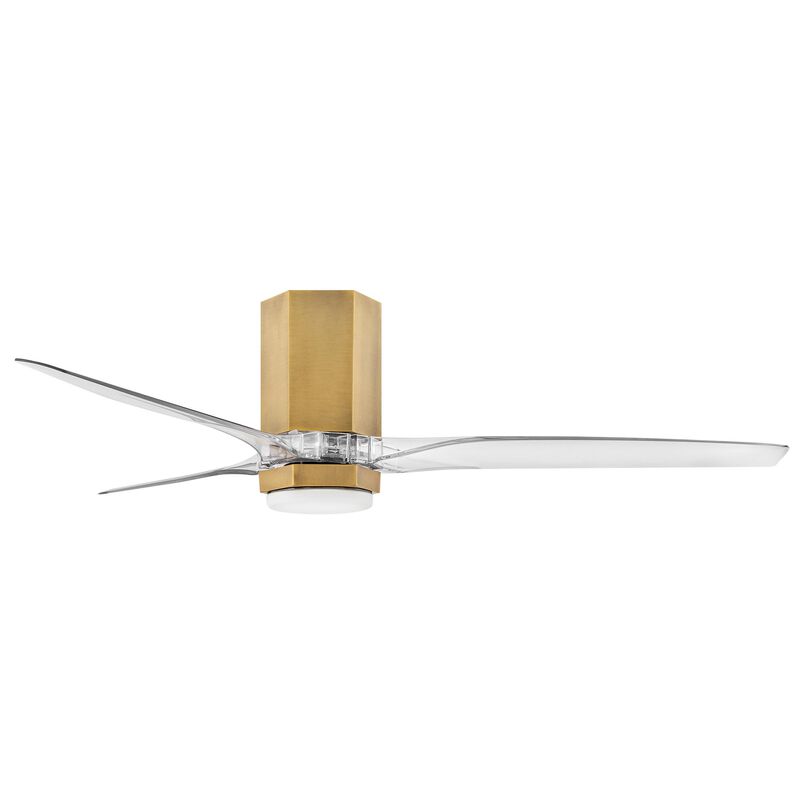 Facet 52 Inch Flush Mount Fan with Light Kit by Hinkley