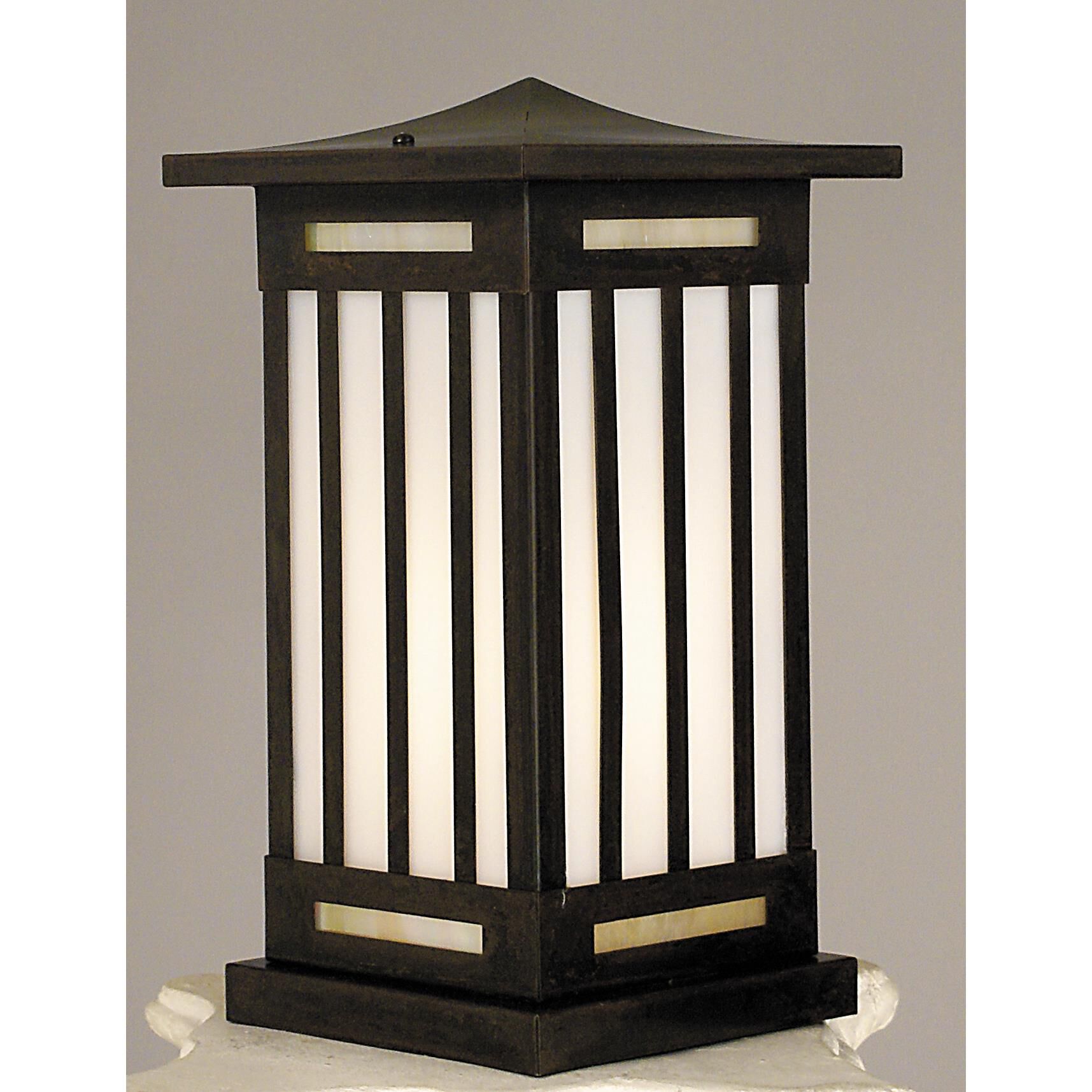 Himeji 20 Inch Tall 1 Light Outdoor Pier Lamp by Arroyo Craftsman