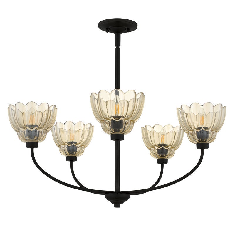 Whitecap 28 Inch 5 Light Chandelier by Quoizel