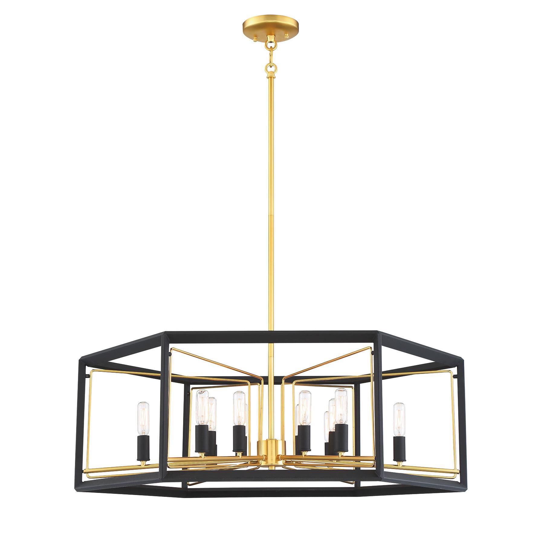 Sable Point 26 Inch 12 Light Chandelier by Metropolitan Lighting