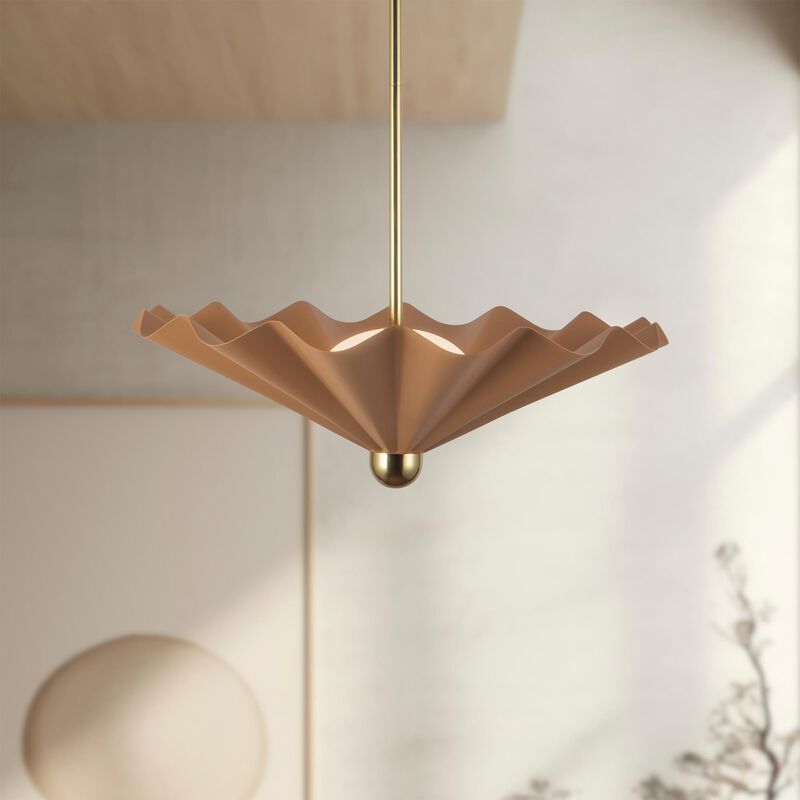 Jason Koharik Furrow 25 Inch Large Pendant by Alora Lighting