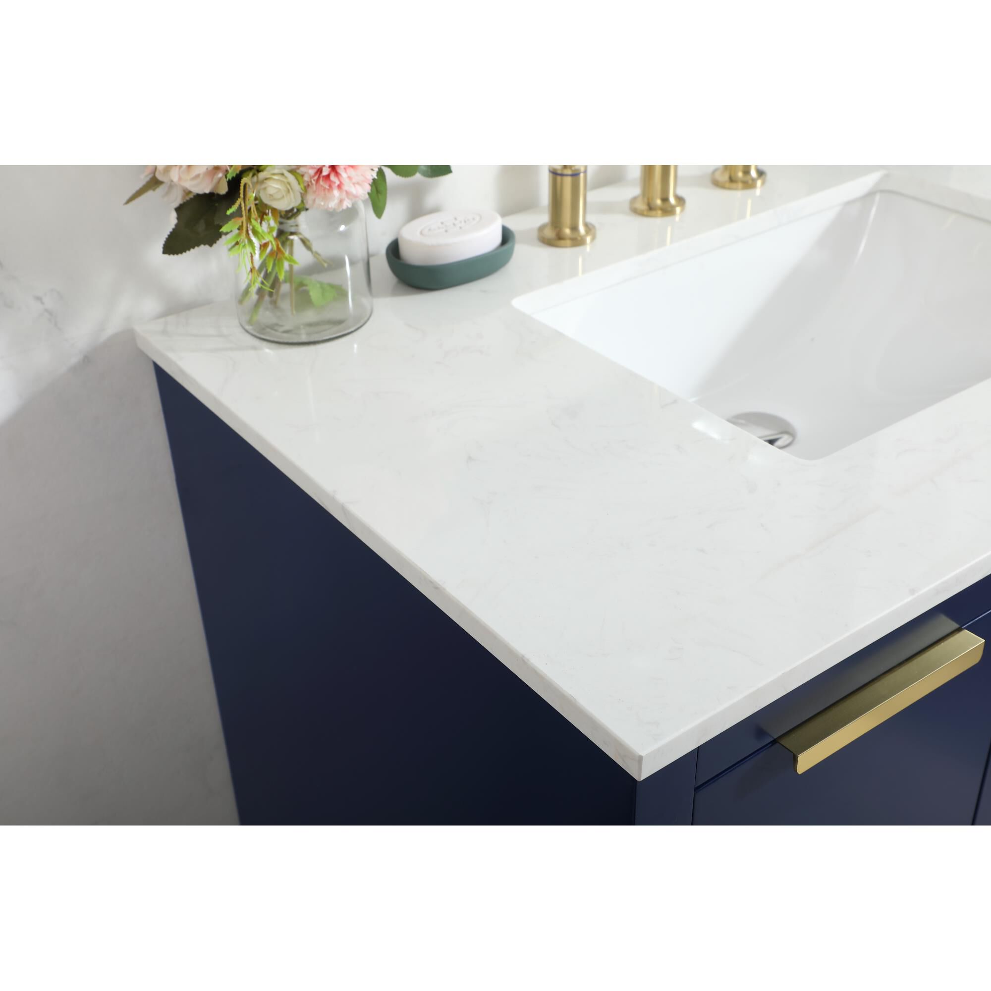 Shown in Blue finish