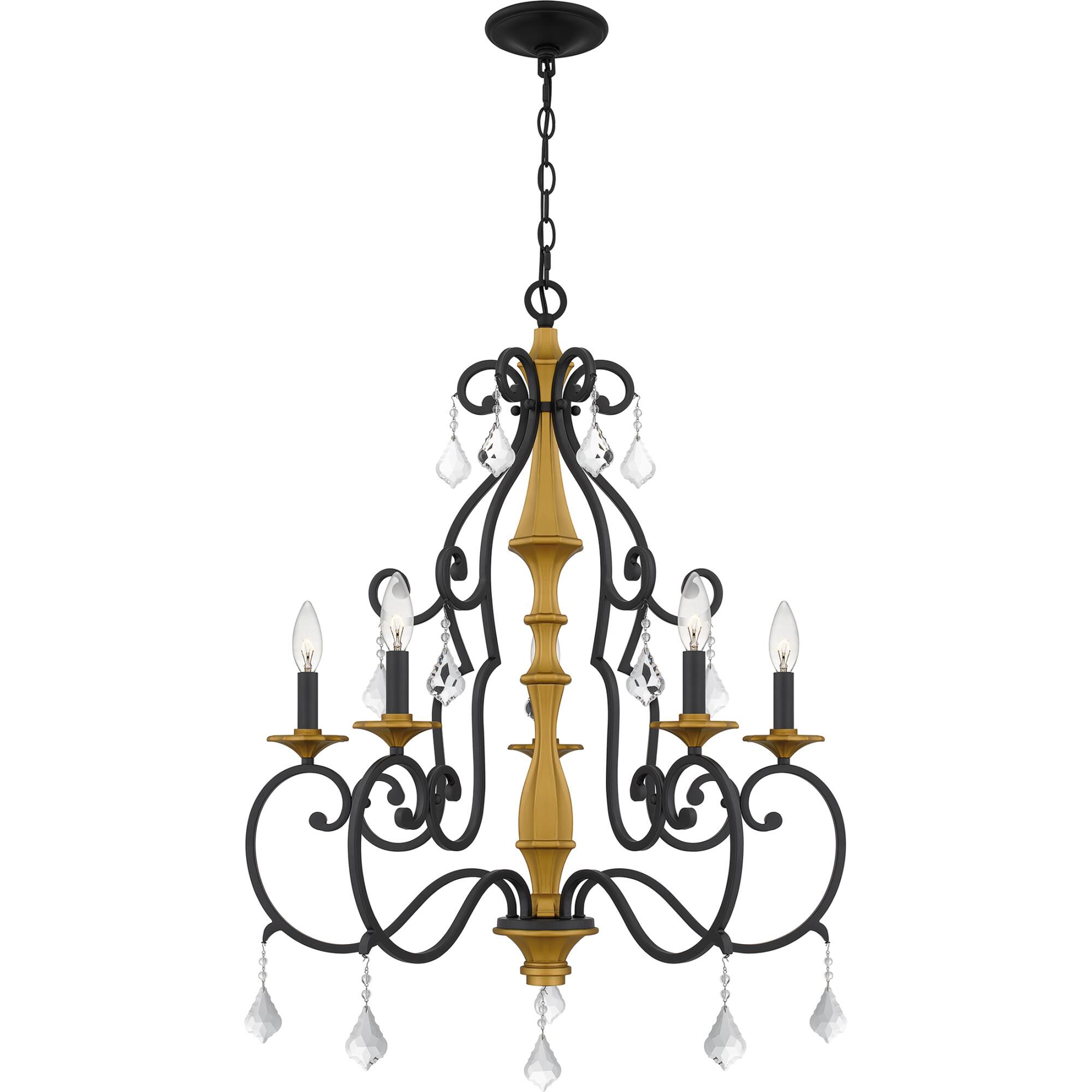 Althea 26 Inch 5 Light Chandelier by Quoizel
