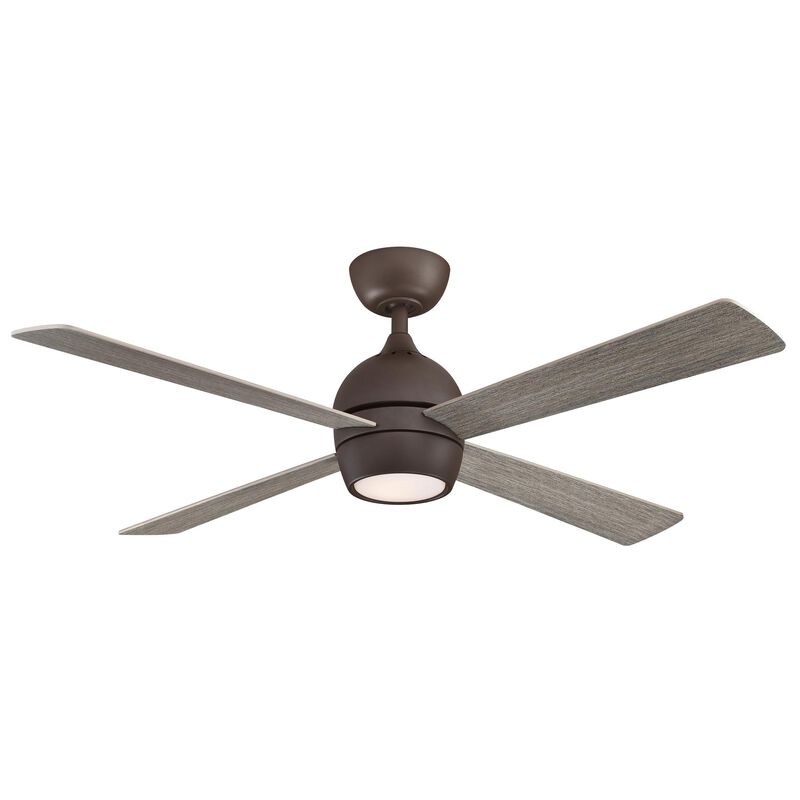 Kwad 52 Inch Ceiling Fan with Light Kit by Fanimation